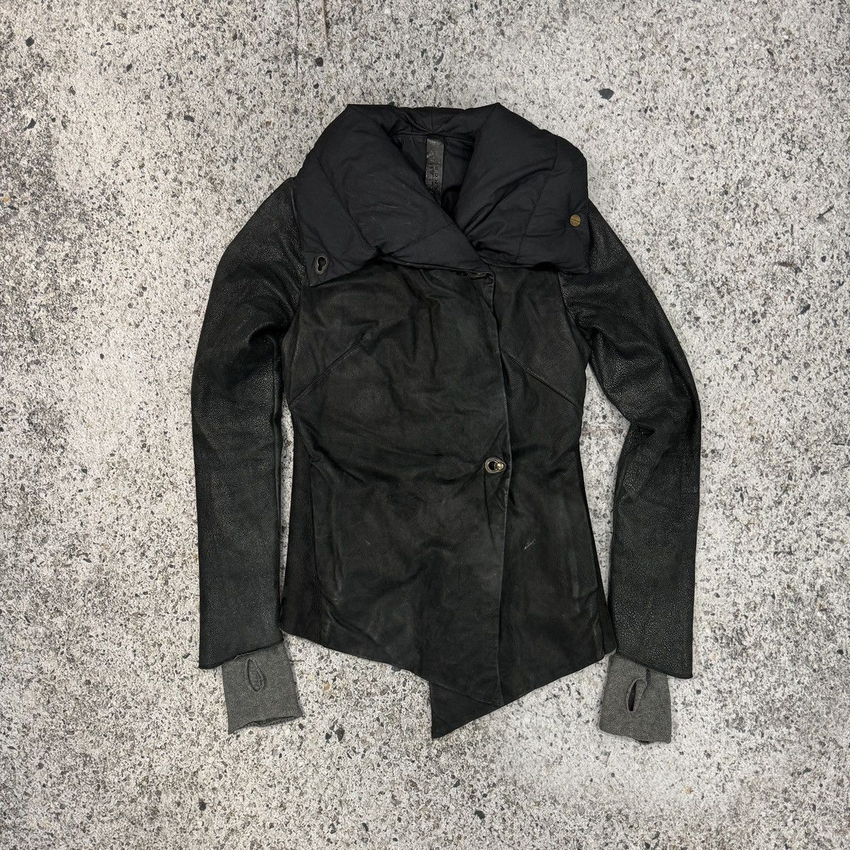 Isaac Sellam Experience Isaac Sellam Experience Lambskin Leather Down Puffer Jacket Size XS / US 0-2 / IT 36-38 - 7 Thumbnail