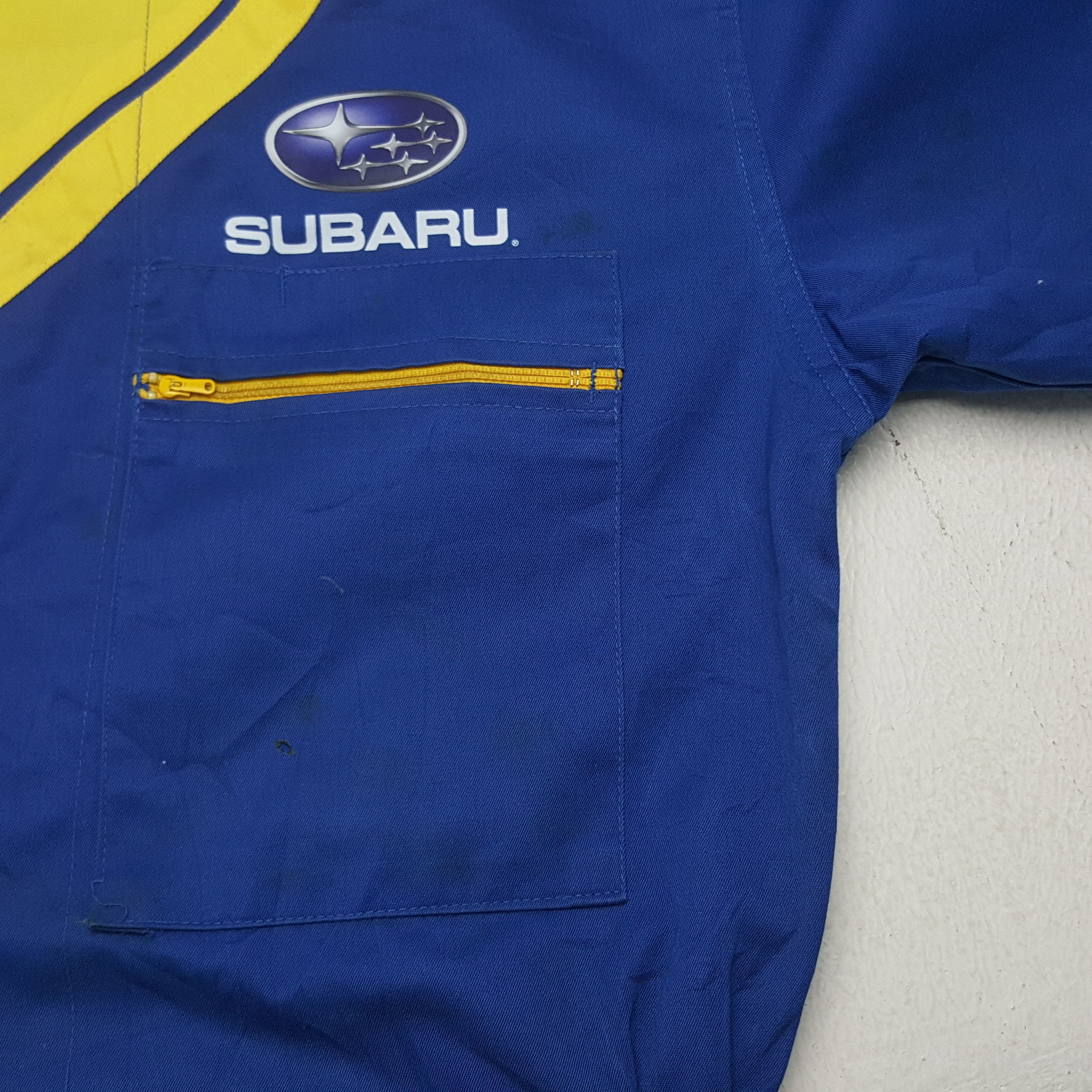 Japanese Brand × Vintage Vintage Subaru Racing Motorsports Custom Coverall Jacket Size US M / EU 48-50 / 2 - 9 Thumbnail