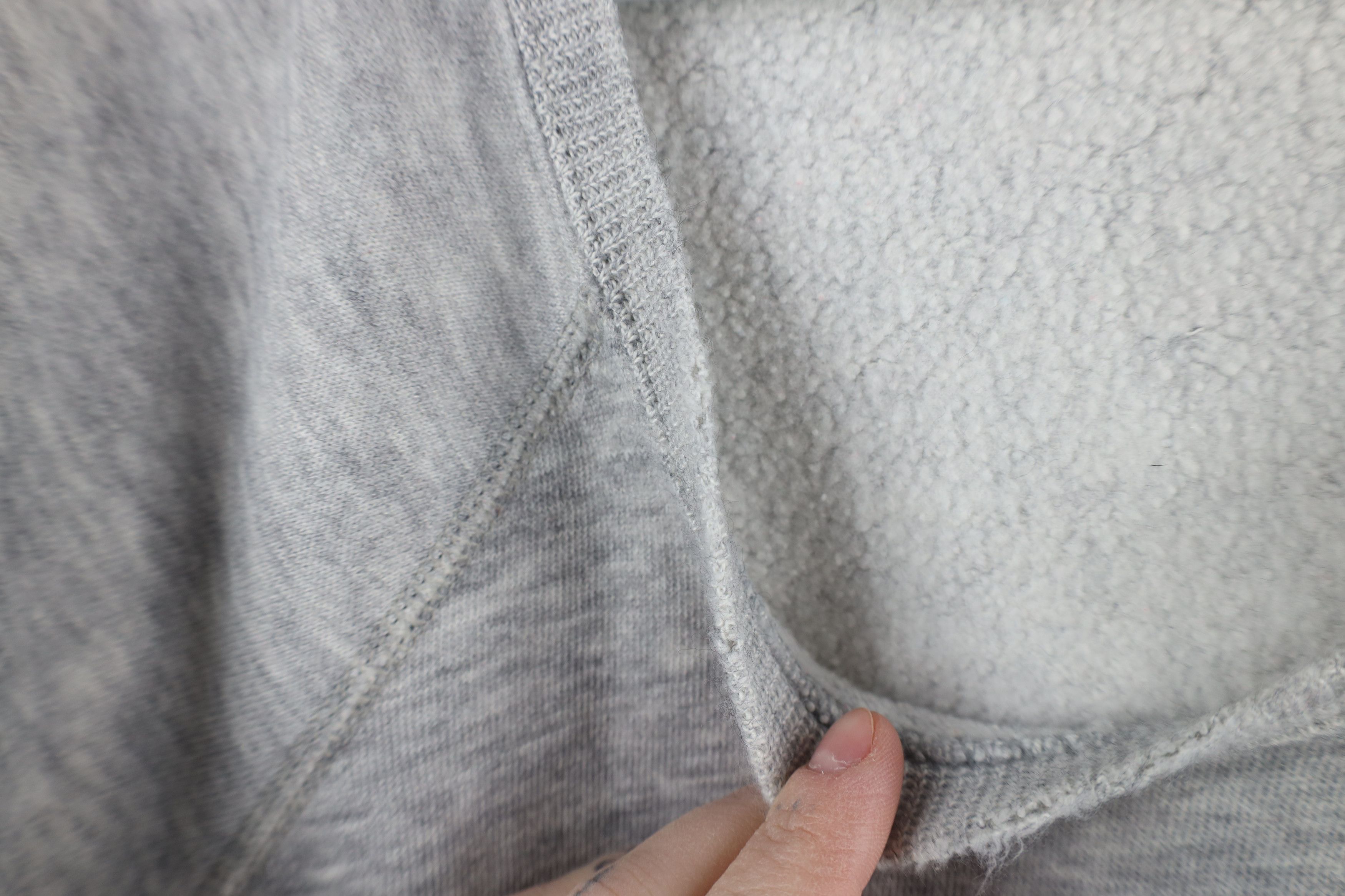 Vintage Vintage 90s Streetwear Boxy Fit Sweatshirt Heather Gray USA Size XL / US 12-14 / IT 48-50 - 9 Thumbnail