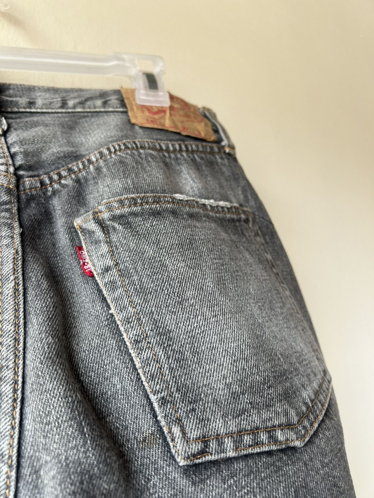 Denime Vintage DENIME Orizzonti Faded Distress Denim Selvedge Jeans Size US 30 / EU 46 - 21 Thumbnail