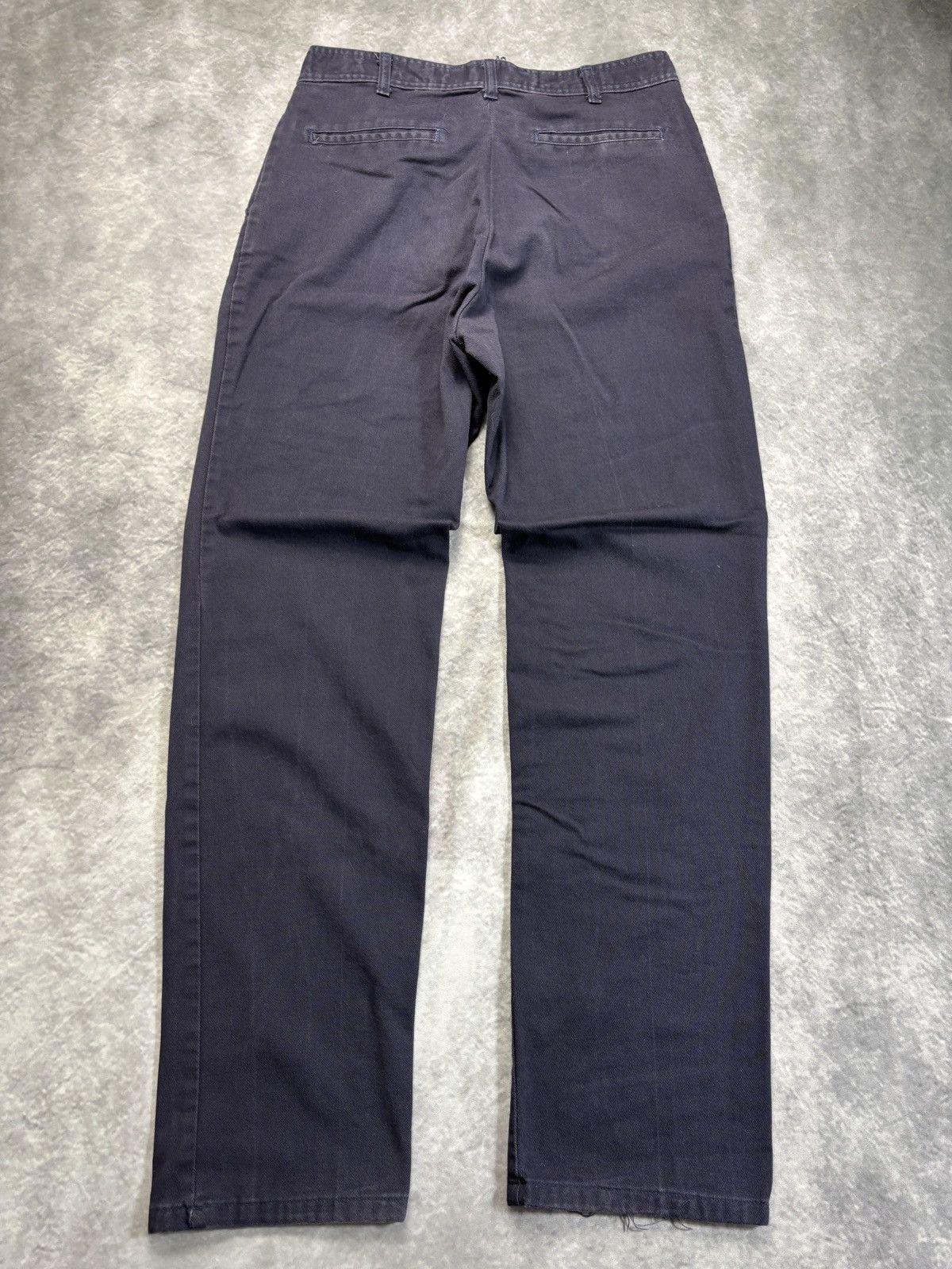Vintage Vintage Work Pants Bleu de Travail Faded Canvas Carpenter 32 Size US 32 / EU 48 - 2 Thumbnail