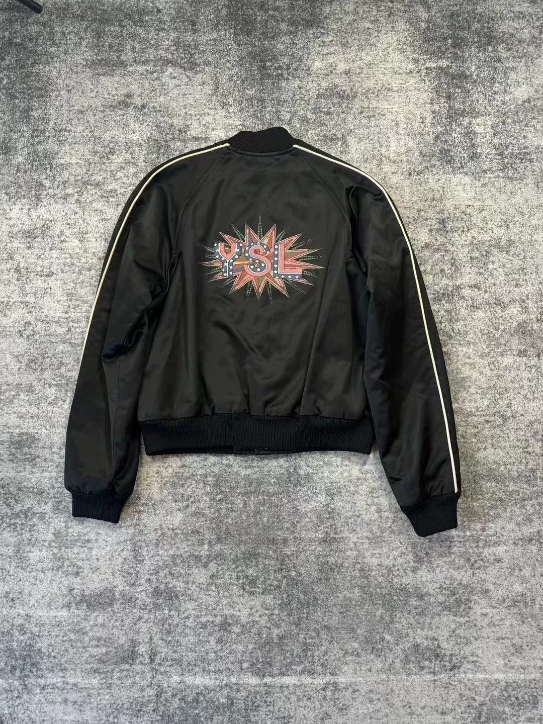 Saint Laurent Paris Saint Laurent Paris Logo baseball jersey Size US S / EU 44-46 / 1 - 1 Thumbnail