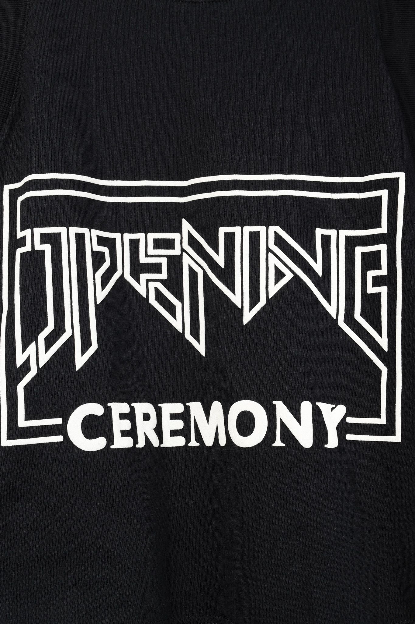 Opening Ceremony Opening Ceremony Black Logo-Graphic Cropped Tank Size S / US 4 / IT 40 - 6 Thumbnail