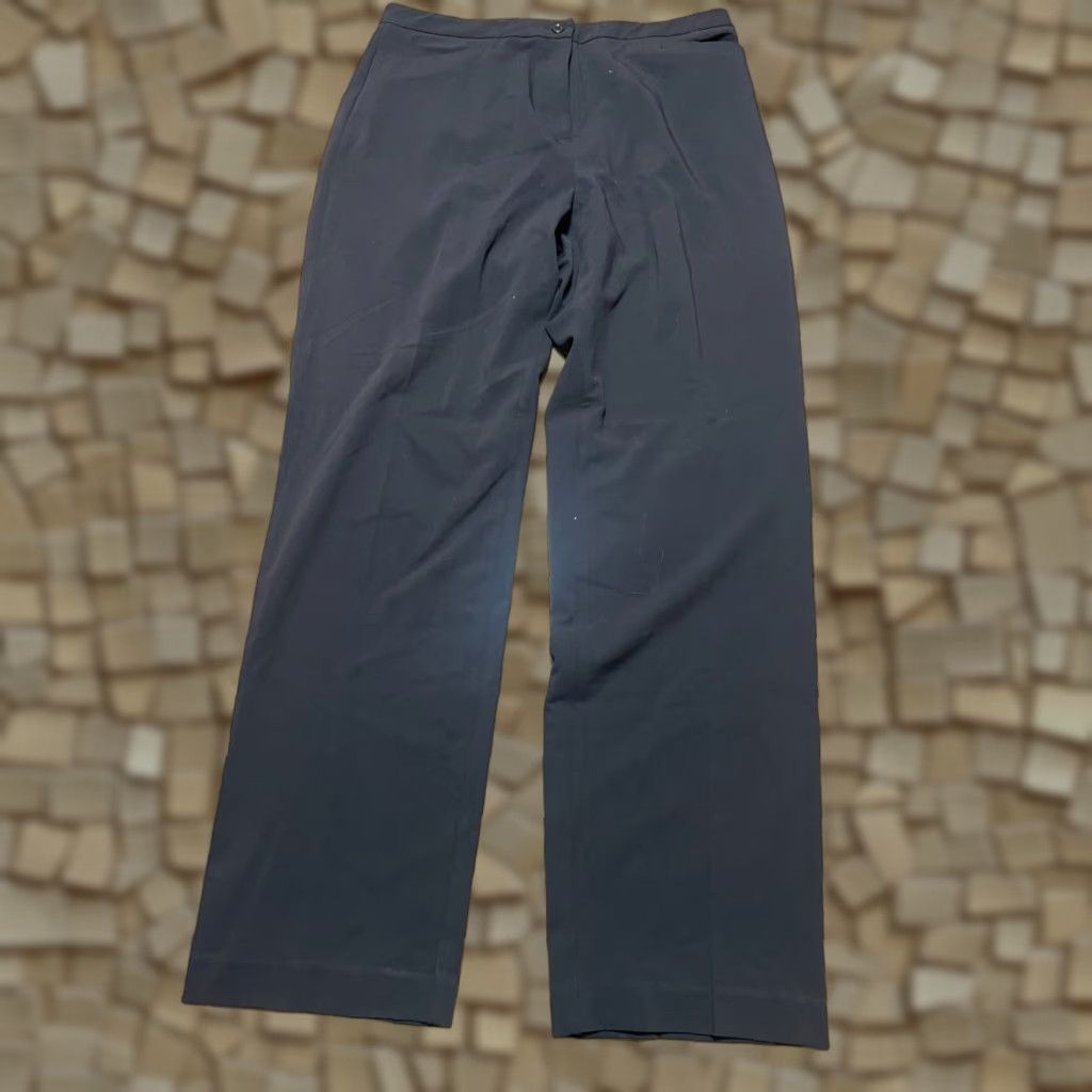 Vintage EP Pro Pants Women's Size 12 Black Dress Pants Flat Front Size 34" / US 12 / IT 48 - 1 Thumbnail