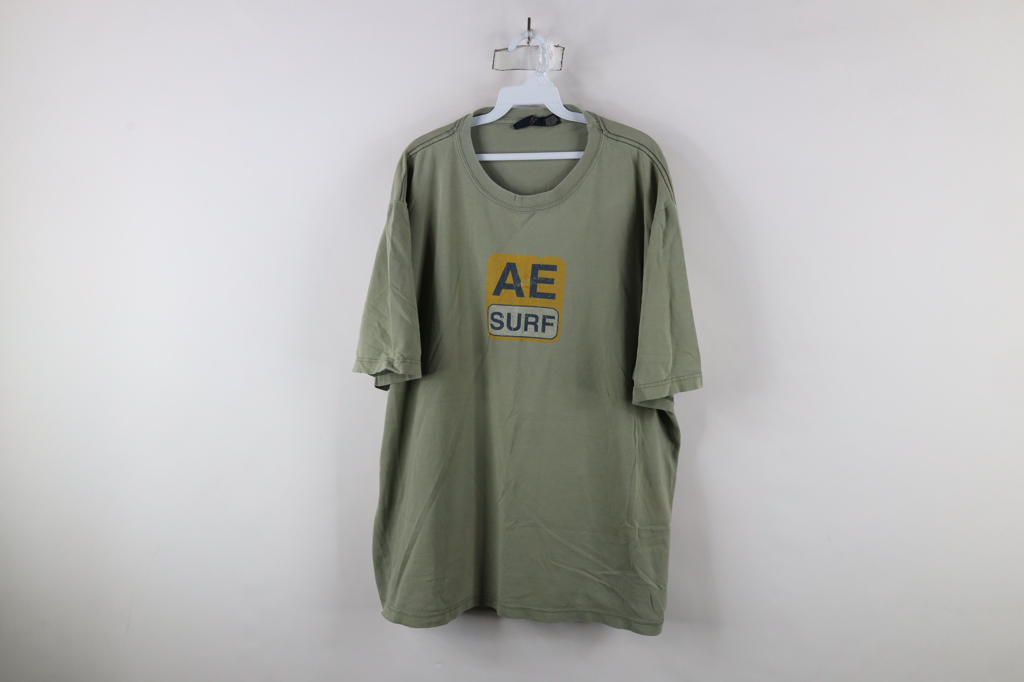 American Eagle Outfitters × Vintage Vintage 90s American Eagle Surfing Out Baggy Fit T-Shirt Size US XXL / EU 58 / 5 - 1 Thumbnail