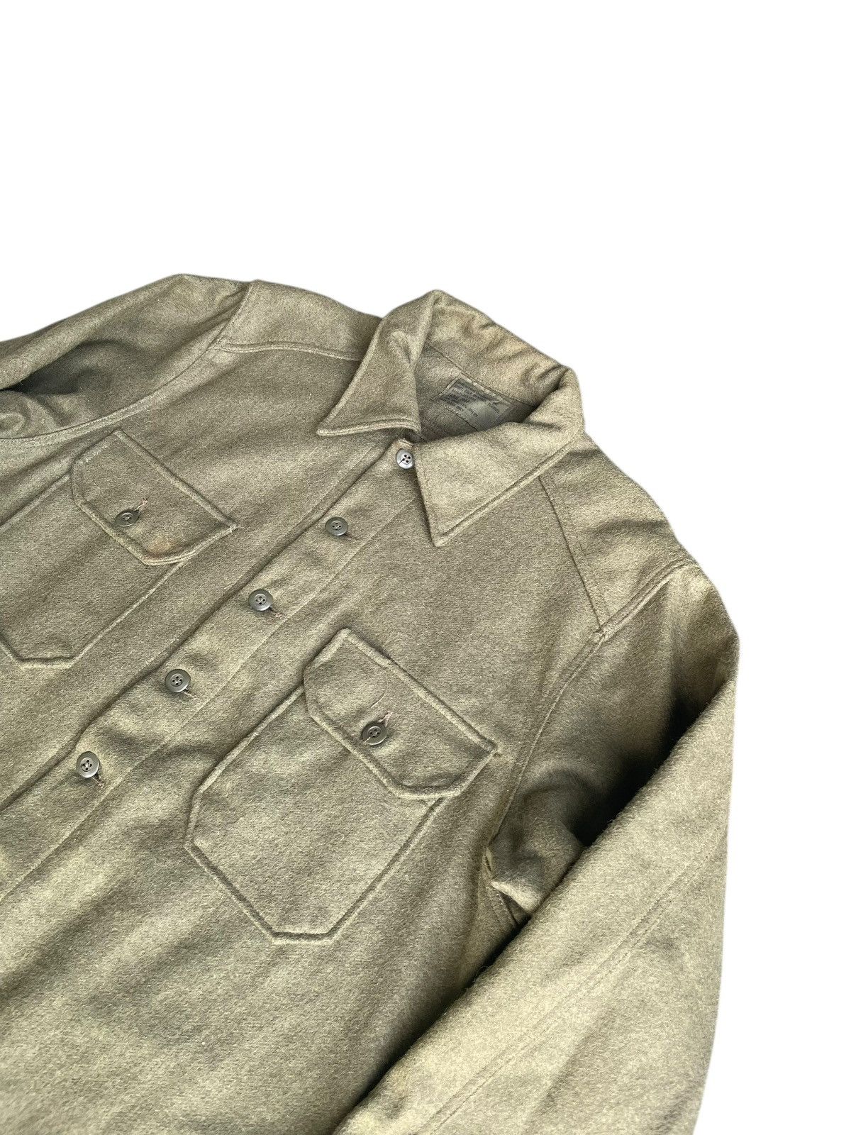 Other Vintage USMC Wool Shirt Size US L / EU 52-54 / 3 - 2 Thumbnail