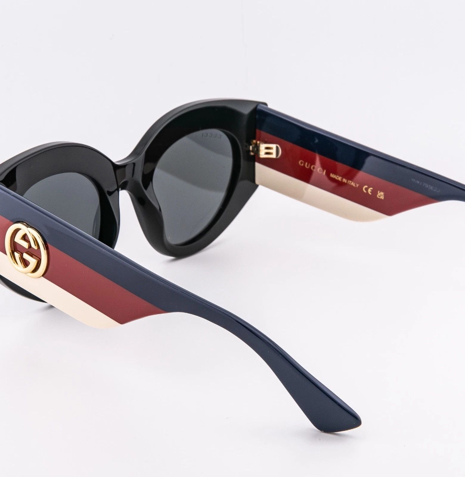 Gucci GUCCI Gg0275S 0275 Black Blue Red Classic Sunglasses 001 Size ONE SIZE - 3 Thumbnail