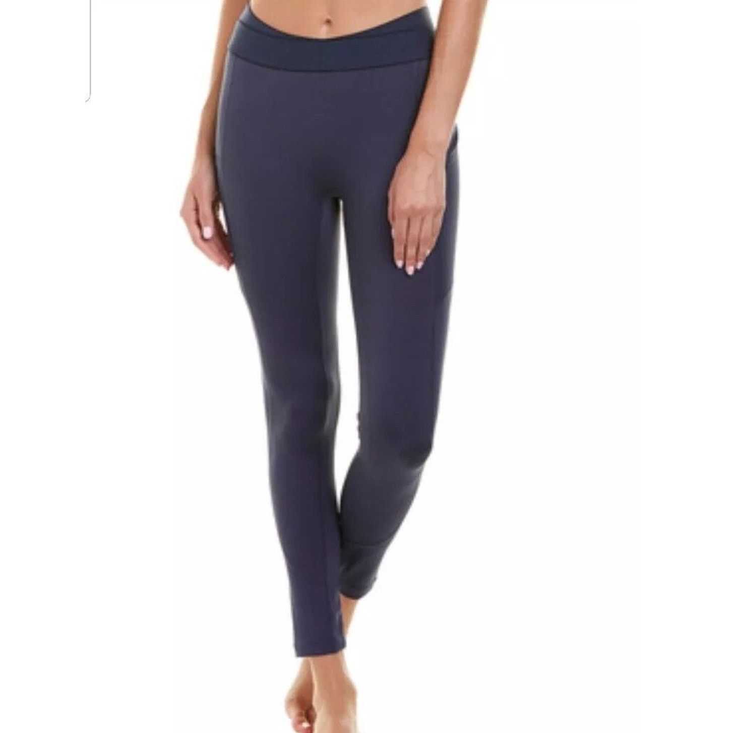 Free People New FP Movement BARRE Leggings In X-SMALL Blue Stretchy Mesh Size 26" / US 2 / IT 38 - 1 Thumbnail