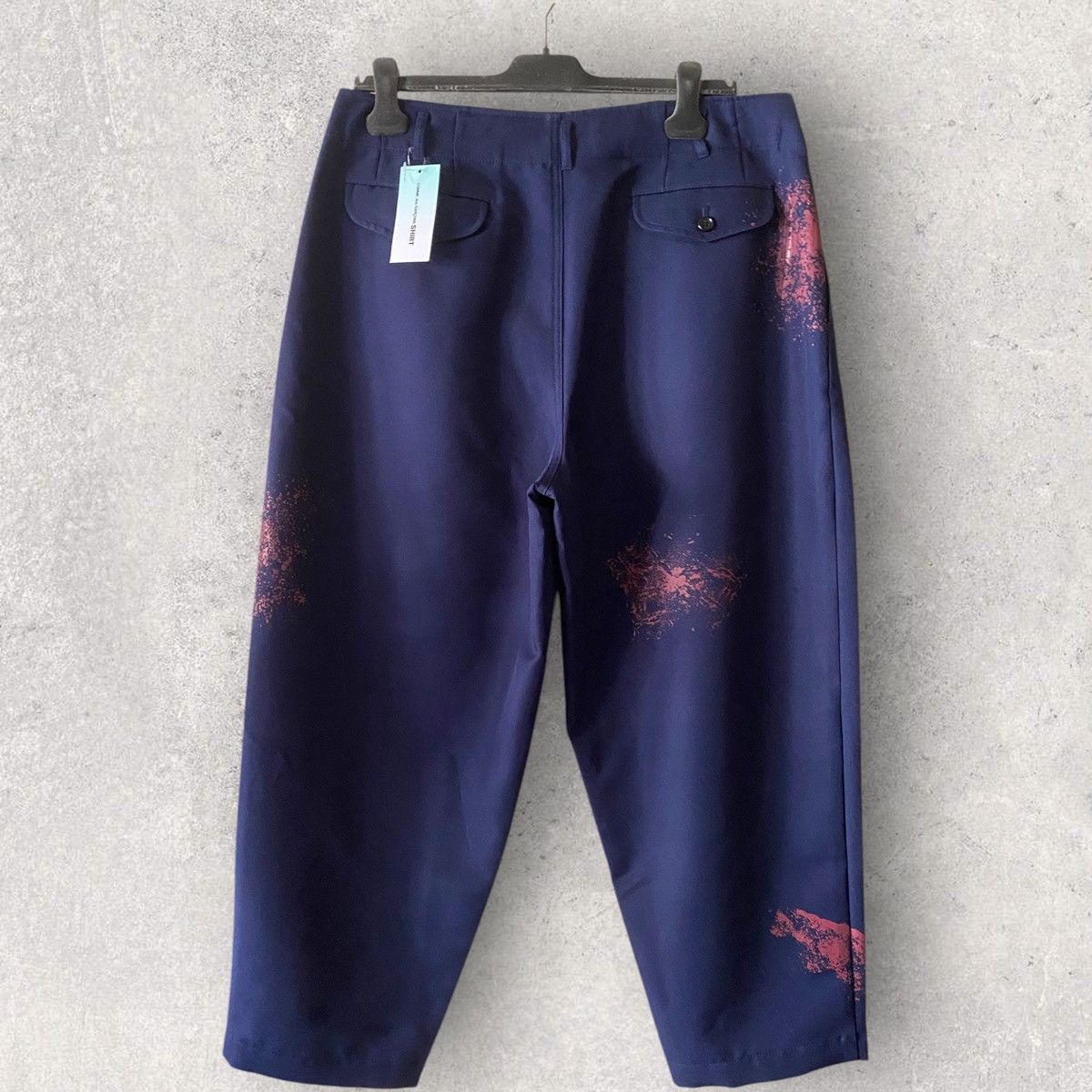 Comme des Garcons NWT S/S24 Hand Print Color Splash Cropped Pants Size US 34 / EU 50 - 4 Thumbnail