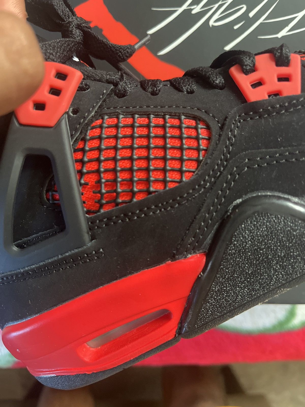 Jordan Brand Air jordan 4 Red Thunder Size US 5 / EU 37 - 8 Thumbnail