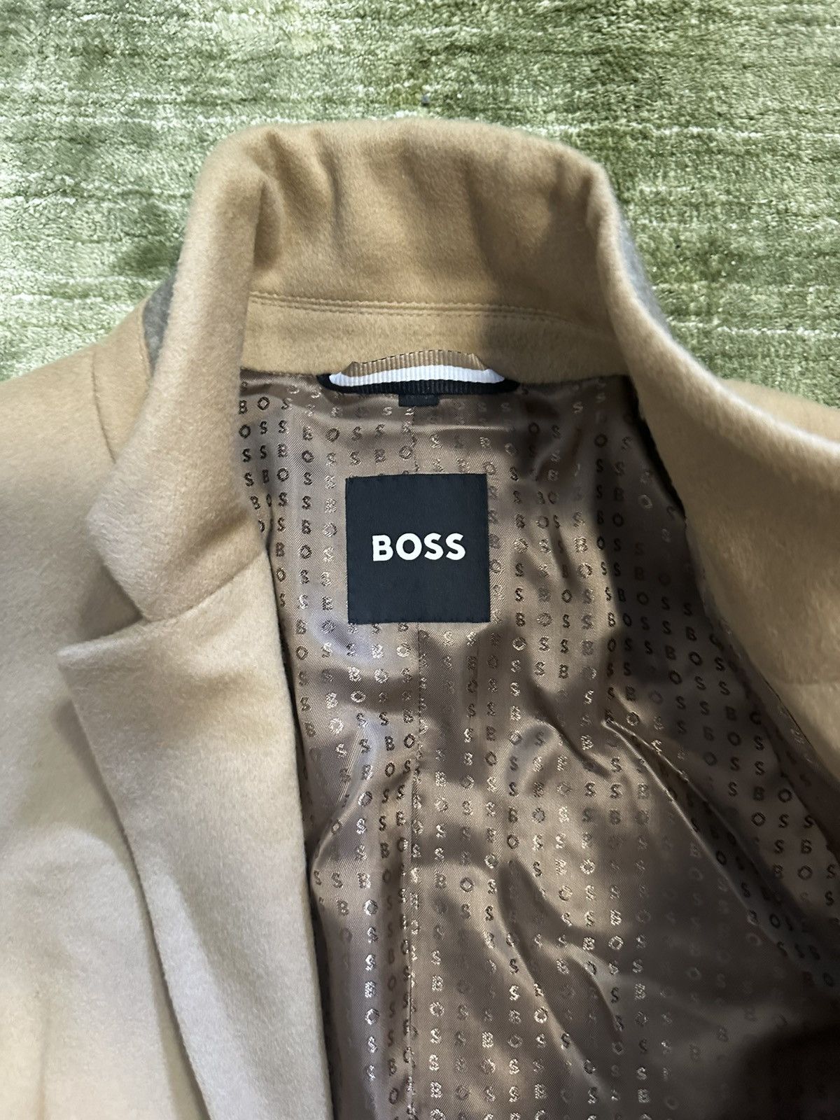 Hugo Boss NWT Boss Top Coat Car Coat Camel Size US L / EU 52-54 / 3 - 5 Thumbnail