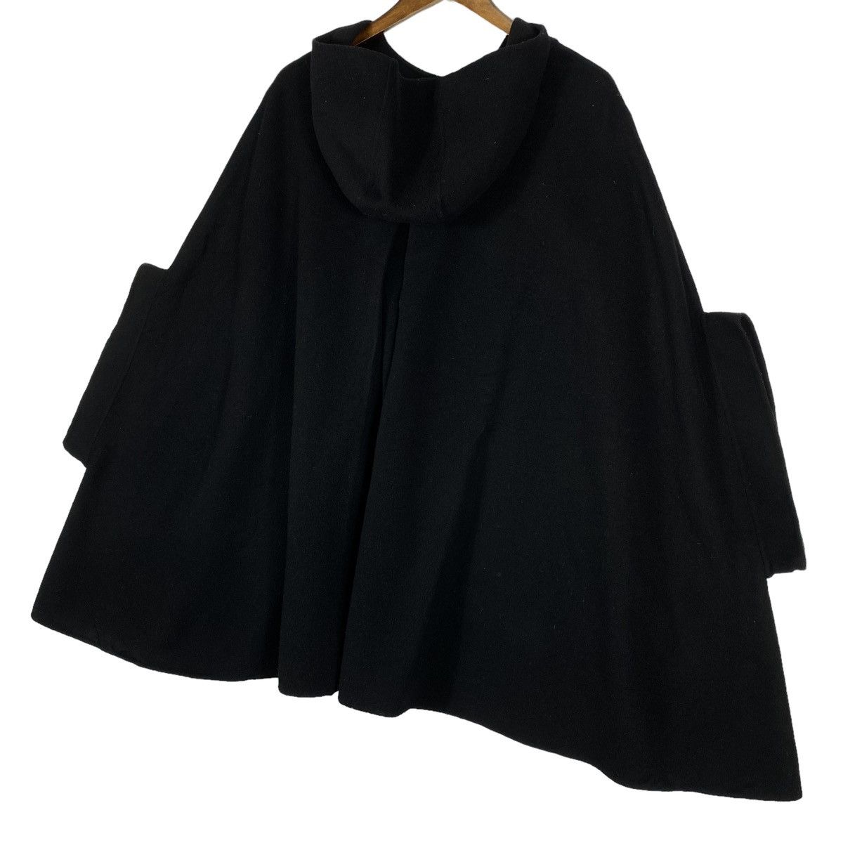 Tsumori Chisato Vintage Tsumori Chisato Hooded Wool Cape Coat Size M / US 6-8 / IT 42-44 - 13 Thumbnail