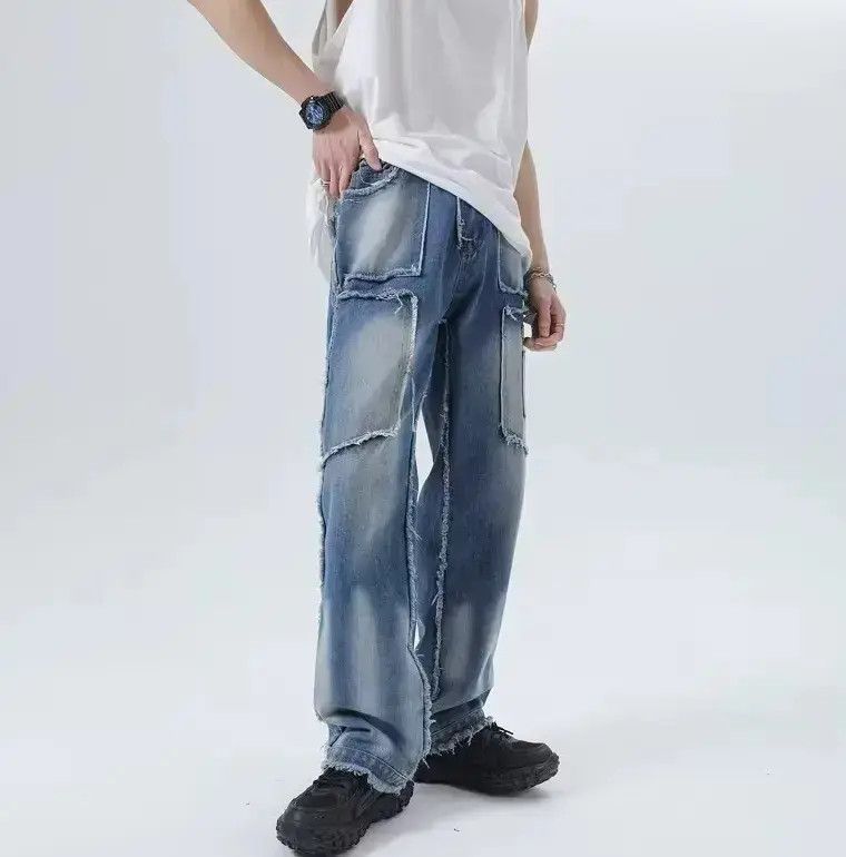 Japanese Brand Street loose retro jeans Size US 32 / EU 48 - 3 Thumbnail