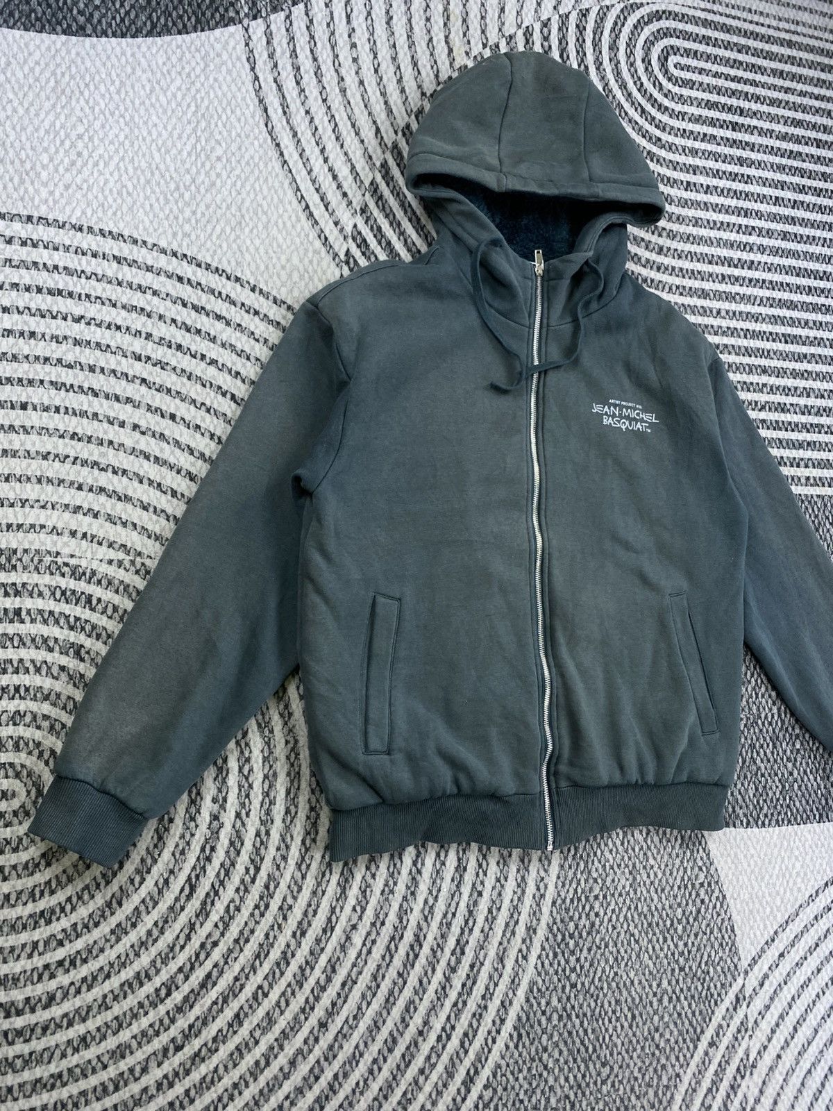 Jean-Michel Basquiat Vintage Jean Michel Basquiat Hooded Zipper Size US M / EU 48-50 / 2 - 3 Thumbnail
