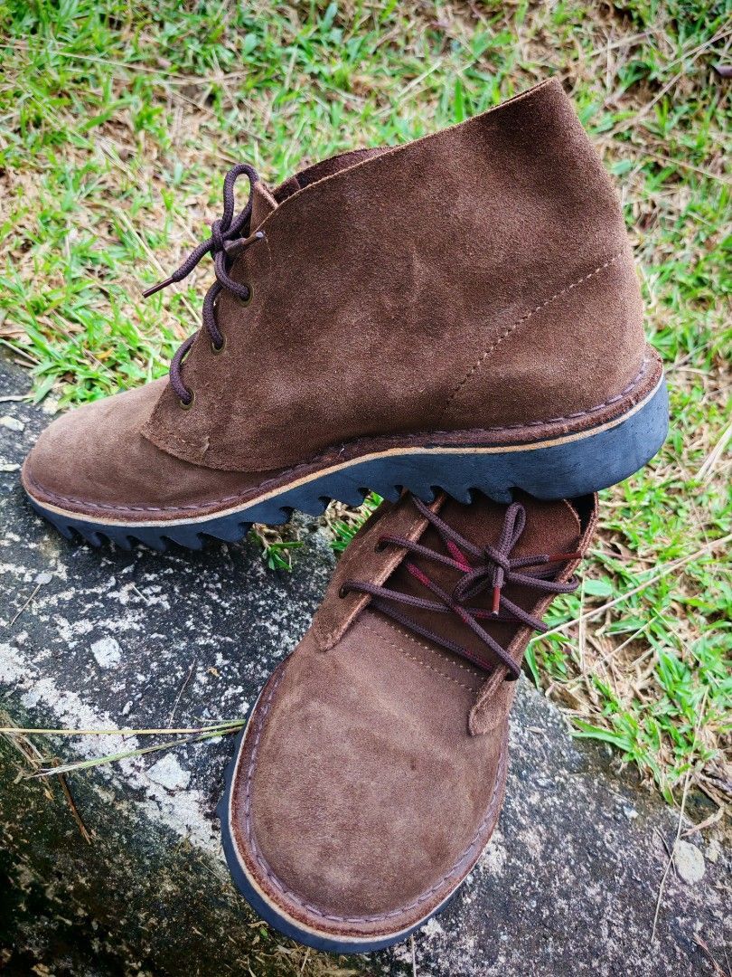 Vintage Rossi 4046 Ripple Sole Suede Boots Brown Size 9 Size US 9 / EU 42 - 6 Thumbnail