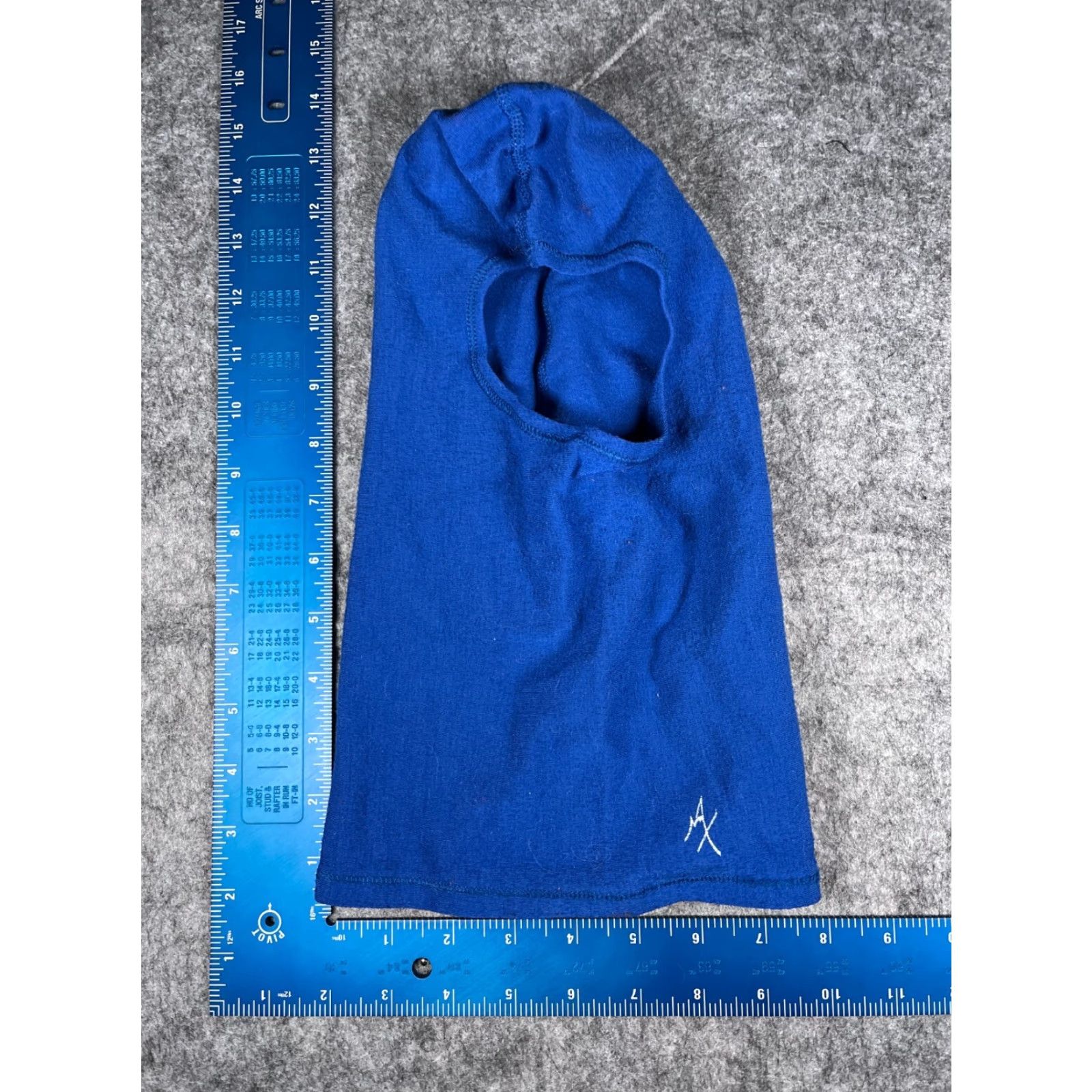 Vintage Ski Mask Seirus Adult One Size Blue Polyester Knit Balaclava Hat/Cap Winter Outdoor Ski Snowboard Men Family Style Casual Workwear Size ONE SIZE - 5 Thumbnail