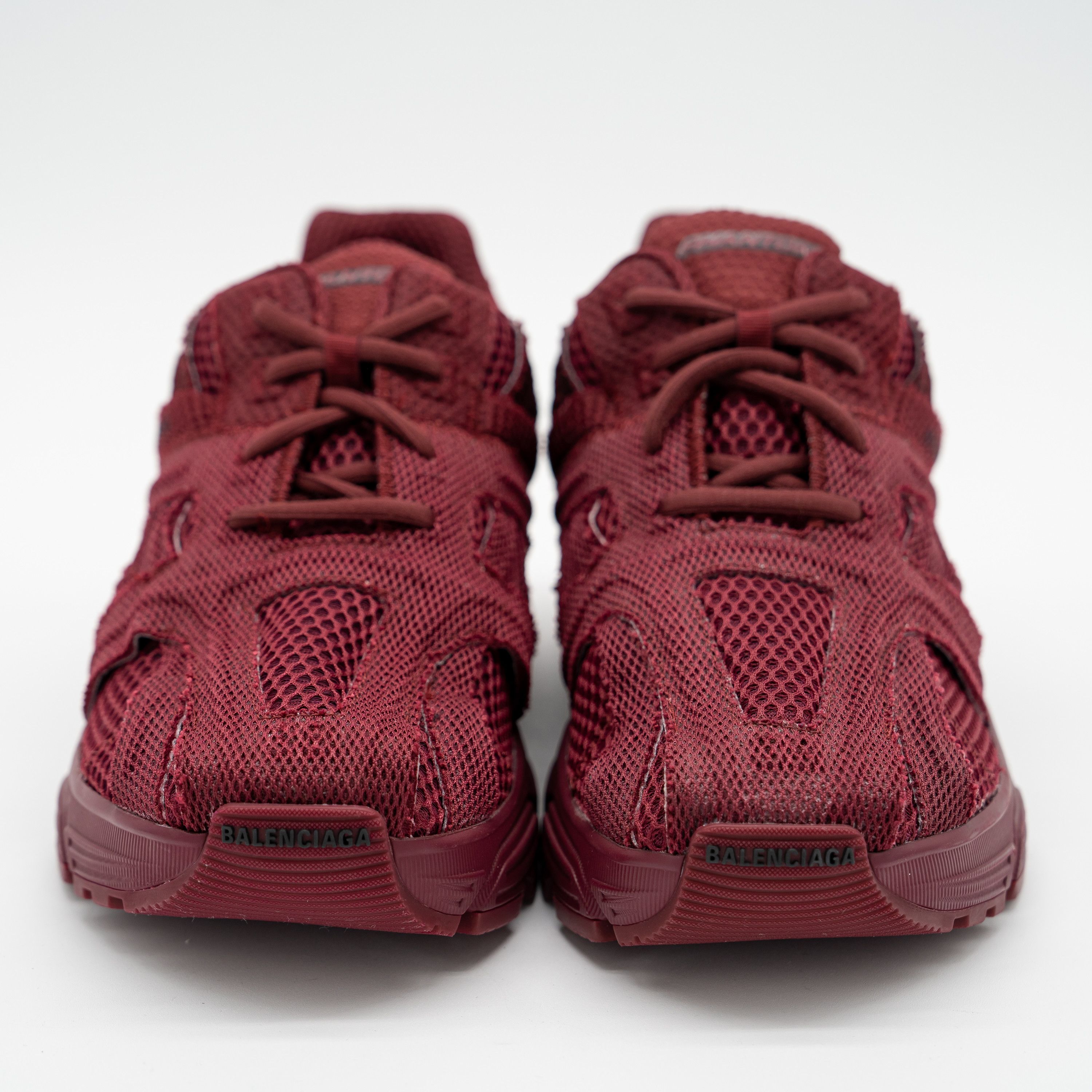 Balenciaga 39 EU / 9 US Balenciaga Phantom Sneakers Burgundy Mesh Size US 9 / IT 39 - 2 Thumbnail