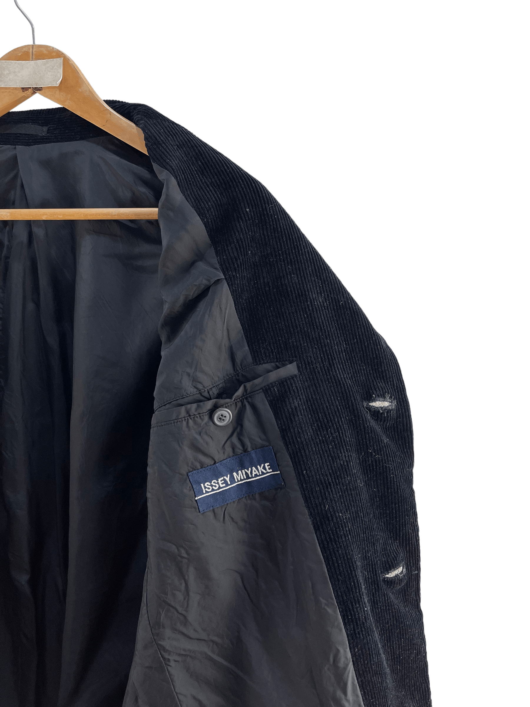Issey Miyake Vintage Issey Miyake Corduroy Jacket Size US L / EU 52-54 / 3 - 9 Thumbnail