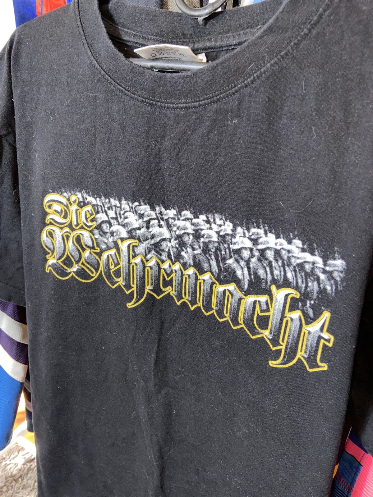 Band Tees × Vintage RARE 00s DIE WERMACHT VINTAGE FADED HISTORIC BAND T-SHIRT Size US L / EU 52-54 / 3 - 2 Thumbnail