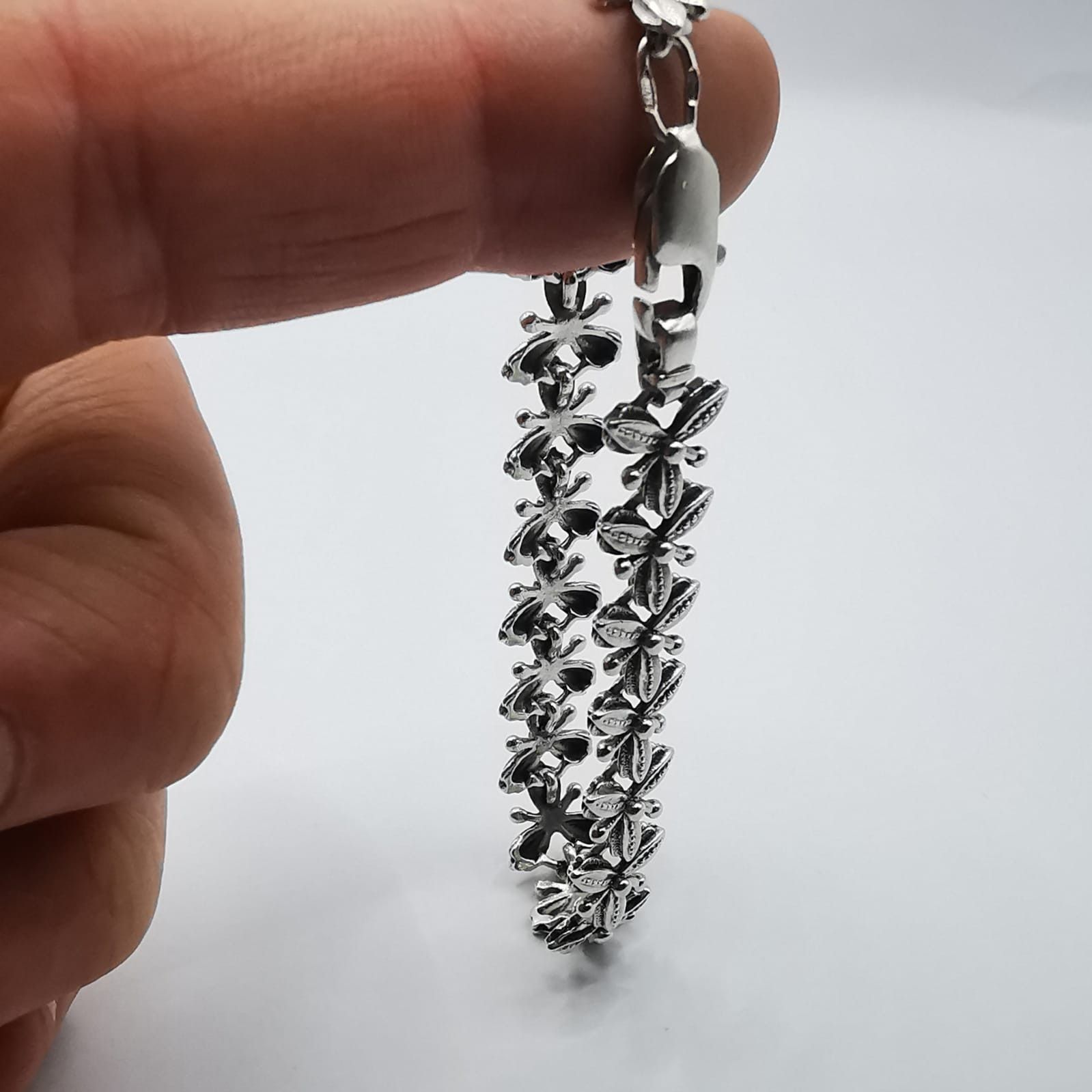 Sterling Silver × Vintage Vintage Bracelet Jewelry, 925 Sterling Silver 15,26g Size ONE SIZE - 7 Thumbnail