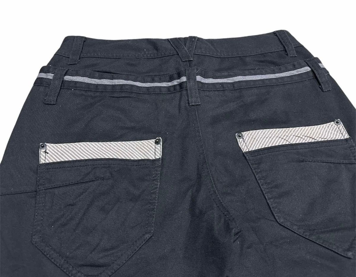 Hysteric Glamour × If Six Was Nine × Japanese Brand 🔥Sick Y2K Oilcake Double Waist Shorts Size US 32 / EU 48 - 9 Thumbnail