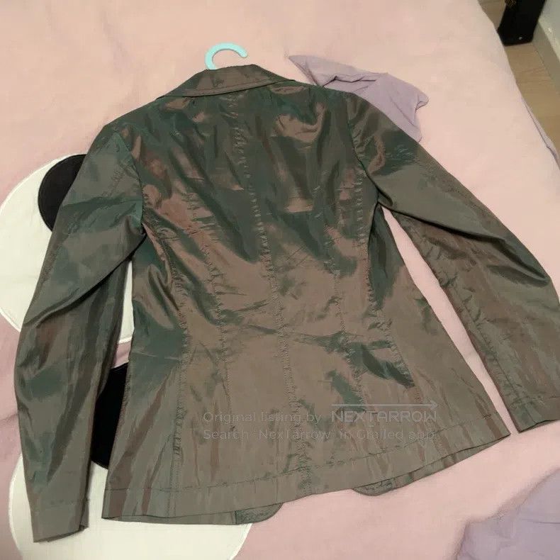 Junya Watanabe Junya Watanabe Green Retro Lightweight Blazer Size US S / EU 44-46 / 1 - 7 Thumbnail