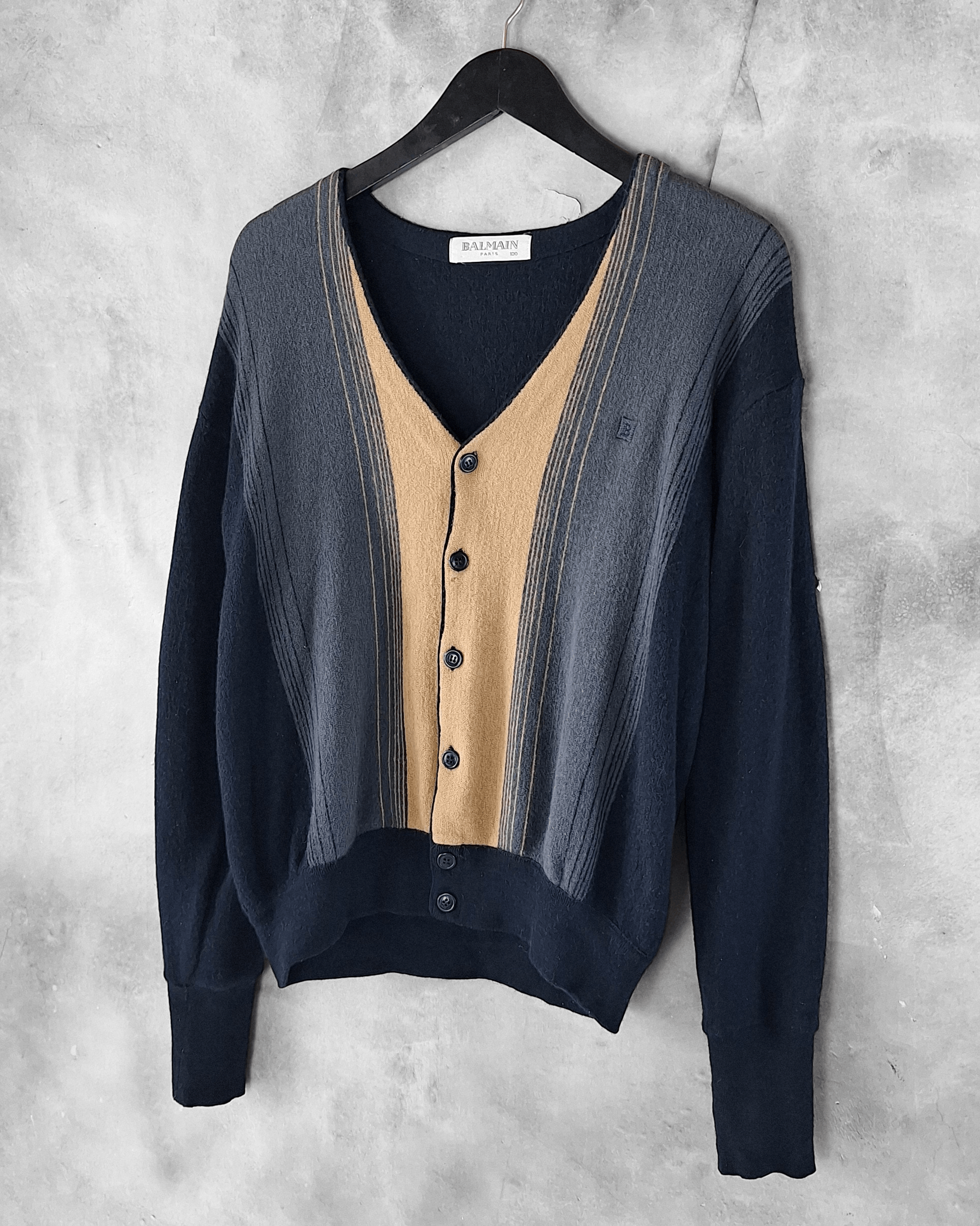 Balmain Vintage Balmain Cardigan Sweater Size L / US 10 / IT 46 - 4 Thumbnail