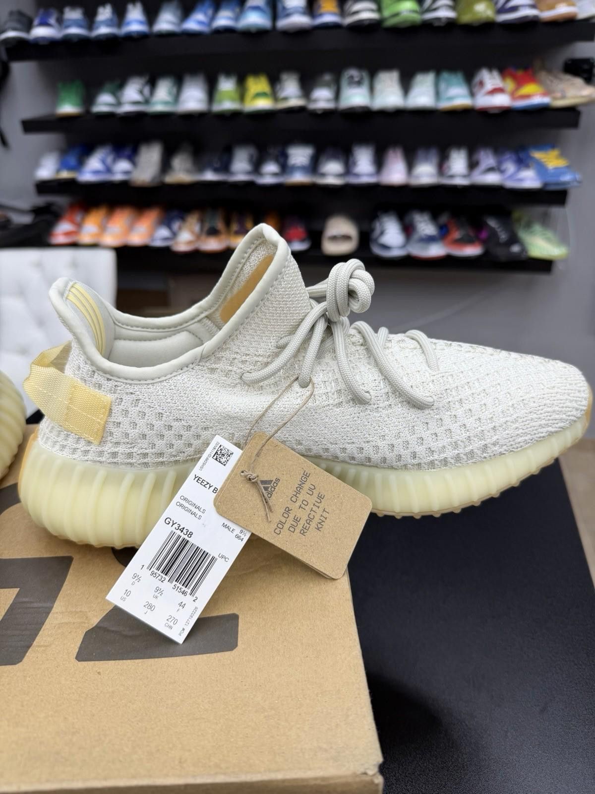 Adidas Adidas Yeezy Boost 350 V2 Sz 10 Light UV Authentic Brand New Size US 10 / EU 43 - 7 Thumbnail