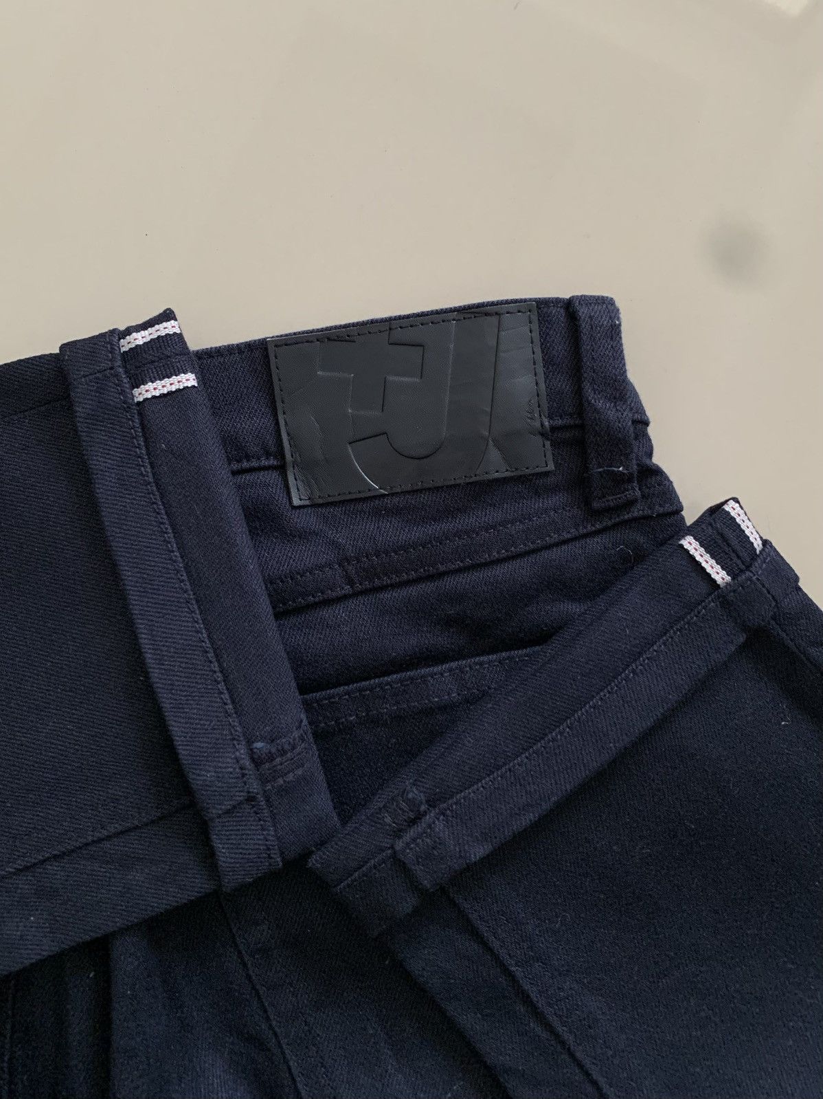 Jil Sander Last📦 Uniqlo Jil Sander Slim Straight Selvedge Jeans Size US 29 - 7 Thumbnail
