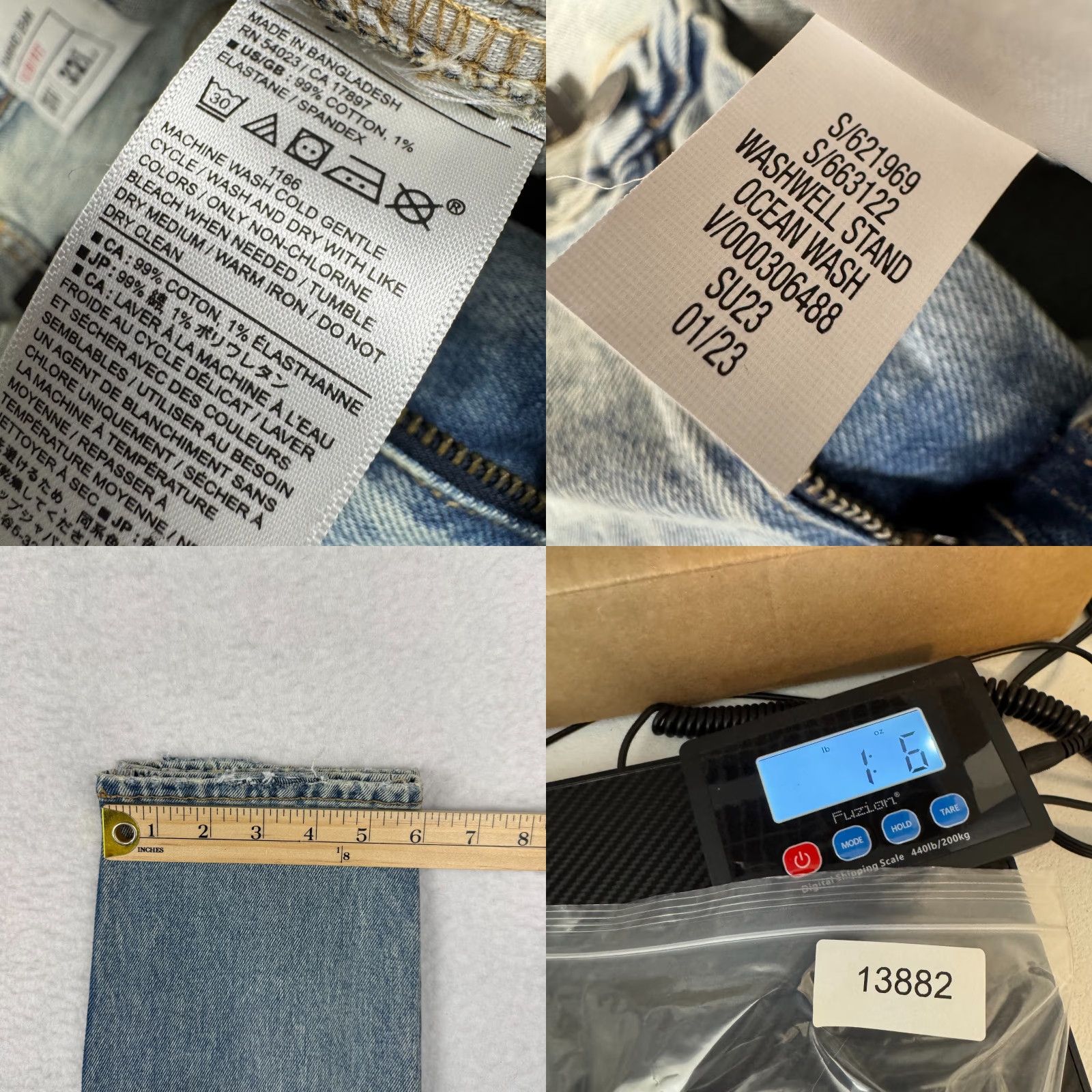 Banana Republic Banana Republic Jeans Slim Tapered Fit Light Wash 31x32 Denim Men Regular 5-Pocket Inseam 32 Vintage No Size US 31 - 9 Thumbnail