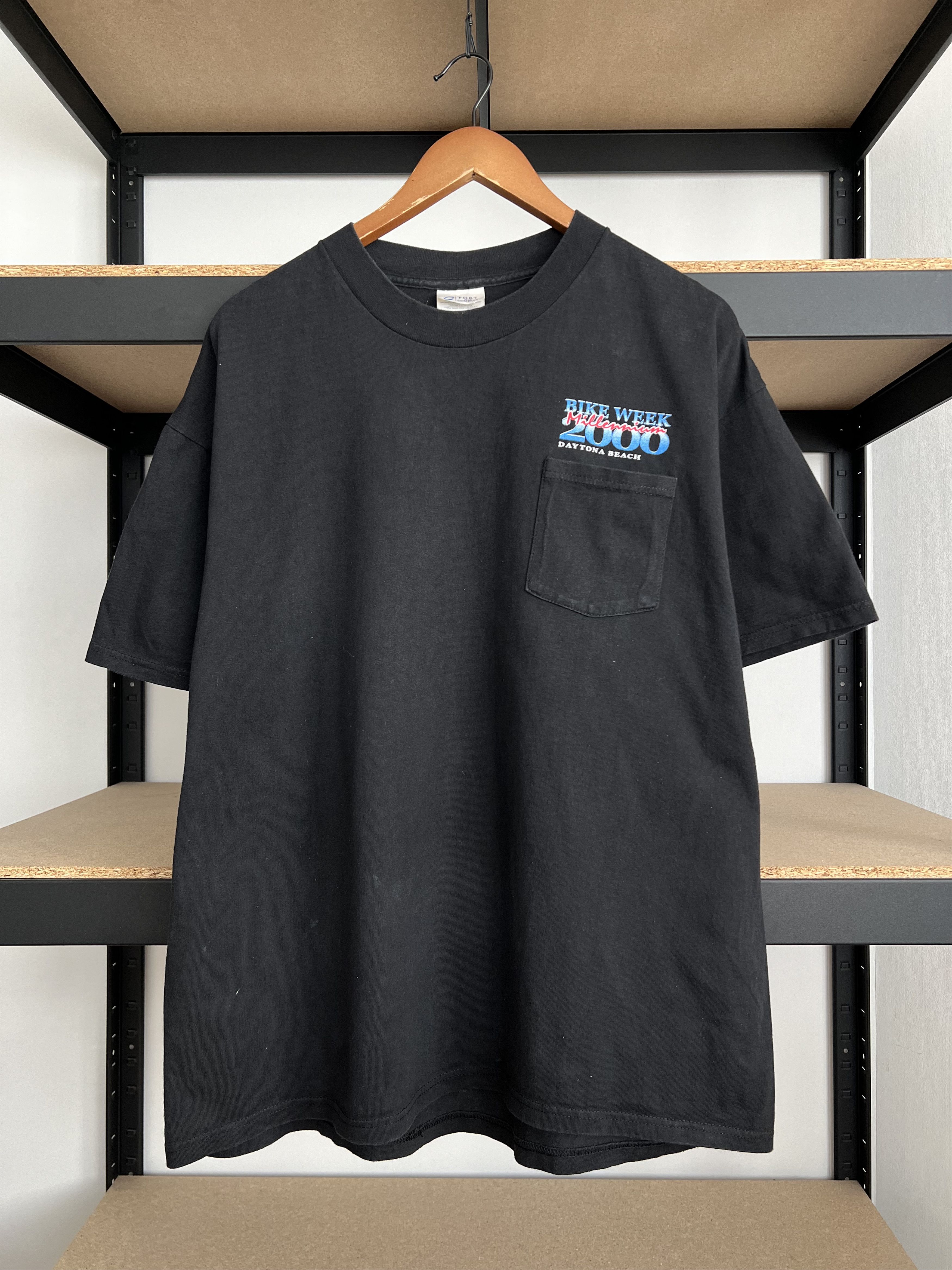 Harley Davidson Vintage 2000 Bike Week Daytona Beach USA Eagle Pocket Tshirt Size US XL / EU 56 / 4 - 1 Thumbnail