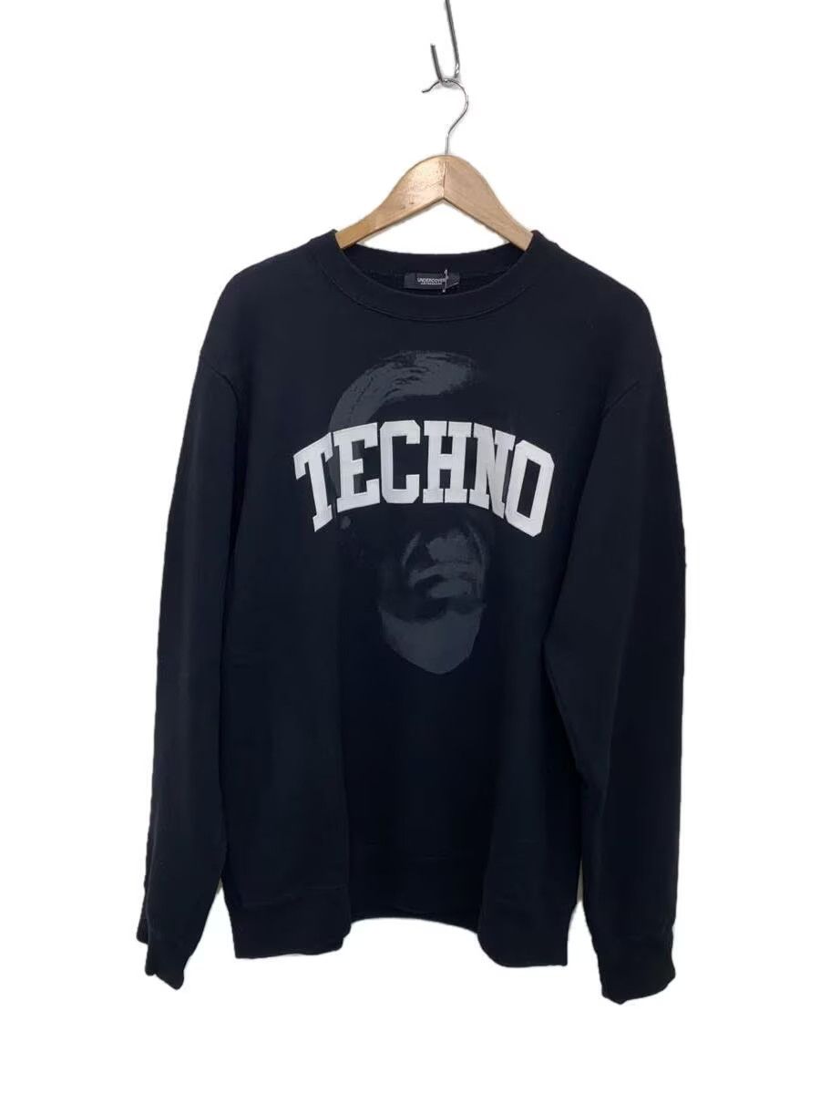 Undercover AW23 "TECHNO" Face Crewneck Sweatshirt Size US XXL / EU 58 / 5 - 1 Thumbnail
