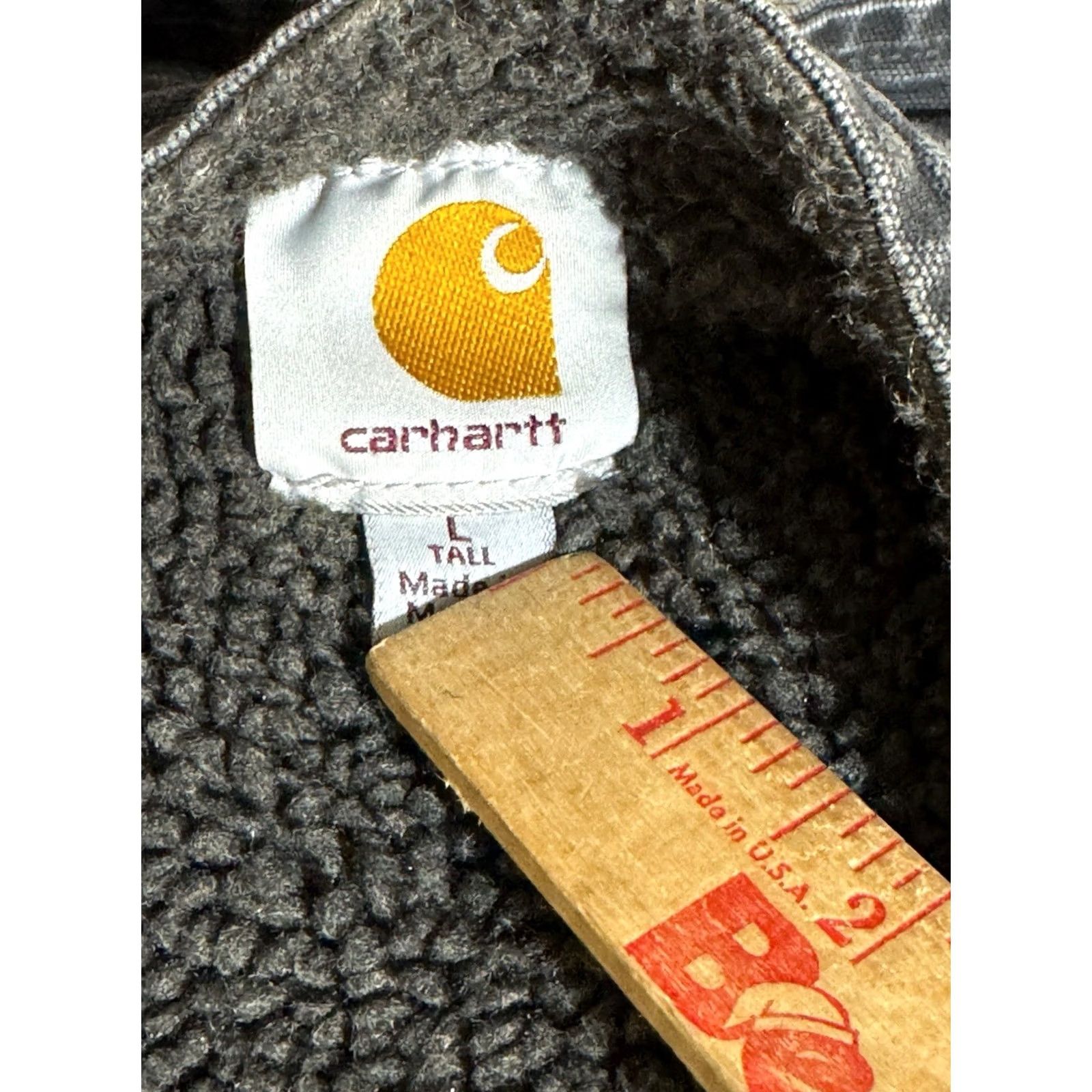 Carhartt VINTAGE Carhartt Vest Shirt Casual Workwear L Tall Black Mid-Length Solid Zip Full Zip Lined Mens Size US L / EU 52-54 / 3 - 5 Thumbnail