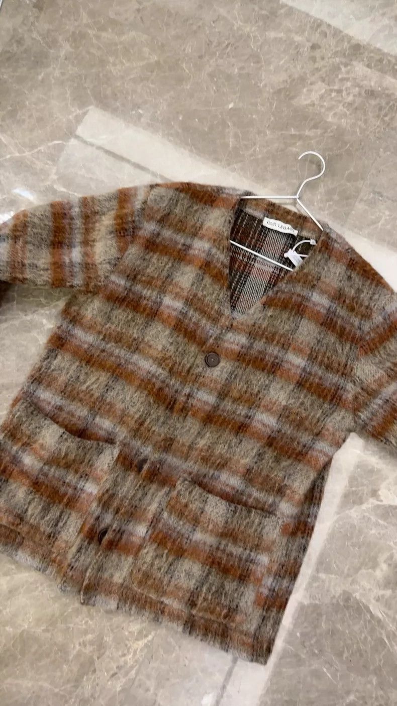 Our Legacy our legacy Classic horsehair plaid cardigan 2505-Nextarrow Size US M / EU 48-50 / 2 - 3 Thumbnail
