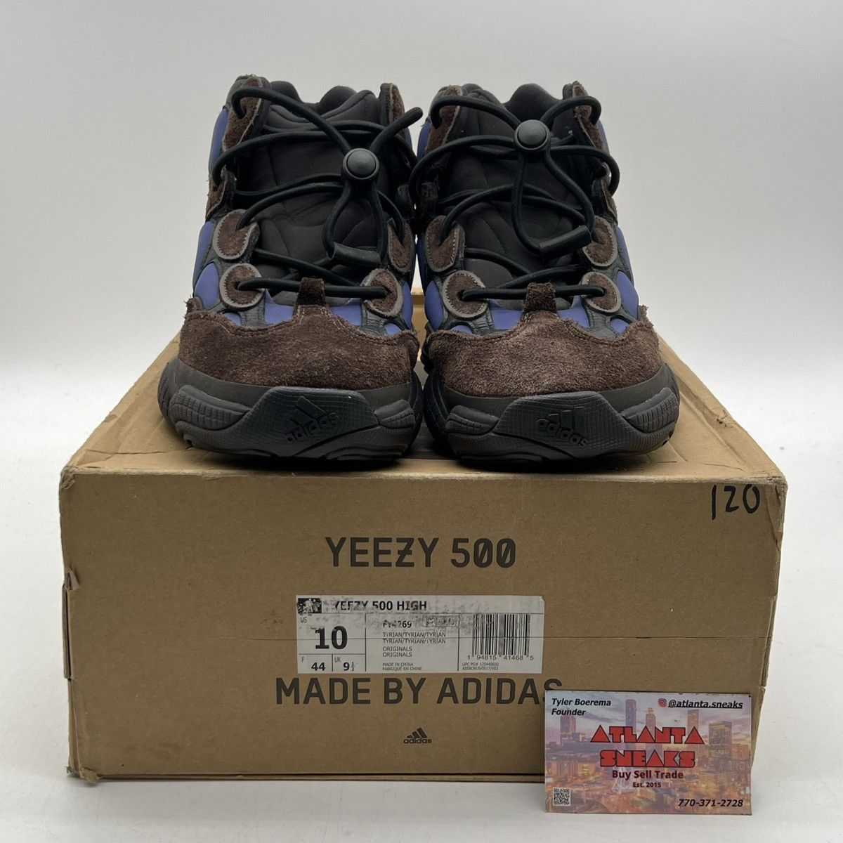Adidas Yeezy 500 high Tyrian Size US 10 / EU 43 - 2 Thumbnail