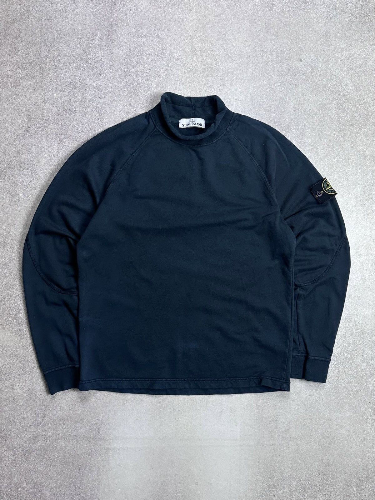 Stone Island Vintage Stone Island Turtleneck Cotton Sweatshirt Rare S Size US S / EU 44-46 / 1 - 1 Thumbnail