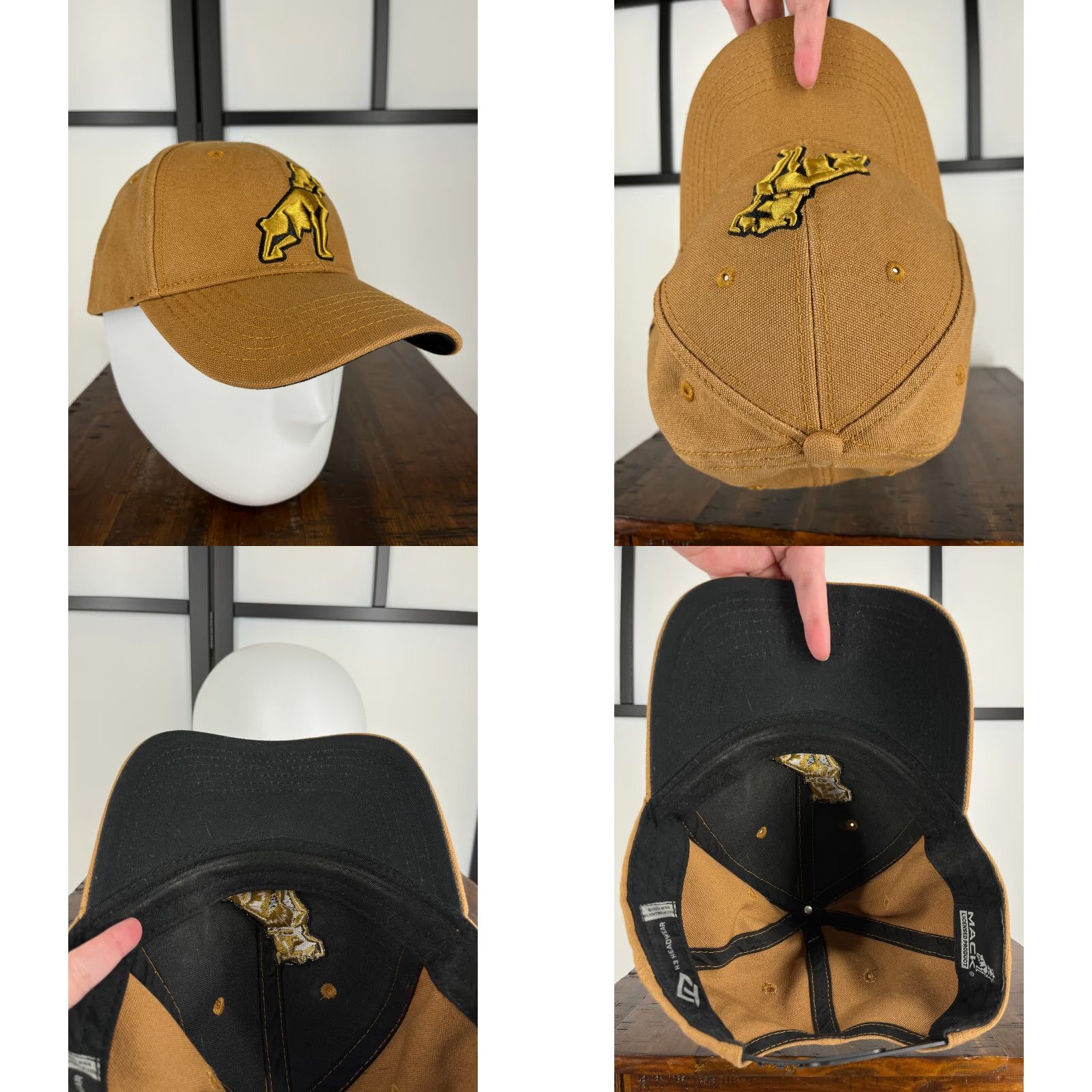 Diesel Mack Hat Cap Snap Back Adult One Size Brown Embroidered Bulldog Diesel Truck Hat Cap Snap Back Men Brown Bulldog Diesel Truck Embroidered Mack Hat Cap Size ONE SIZE - 8 Thumbnail