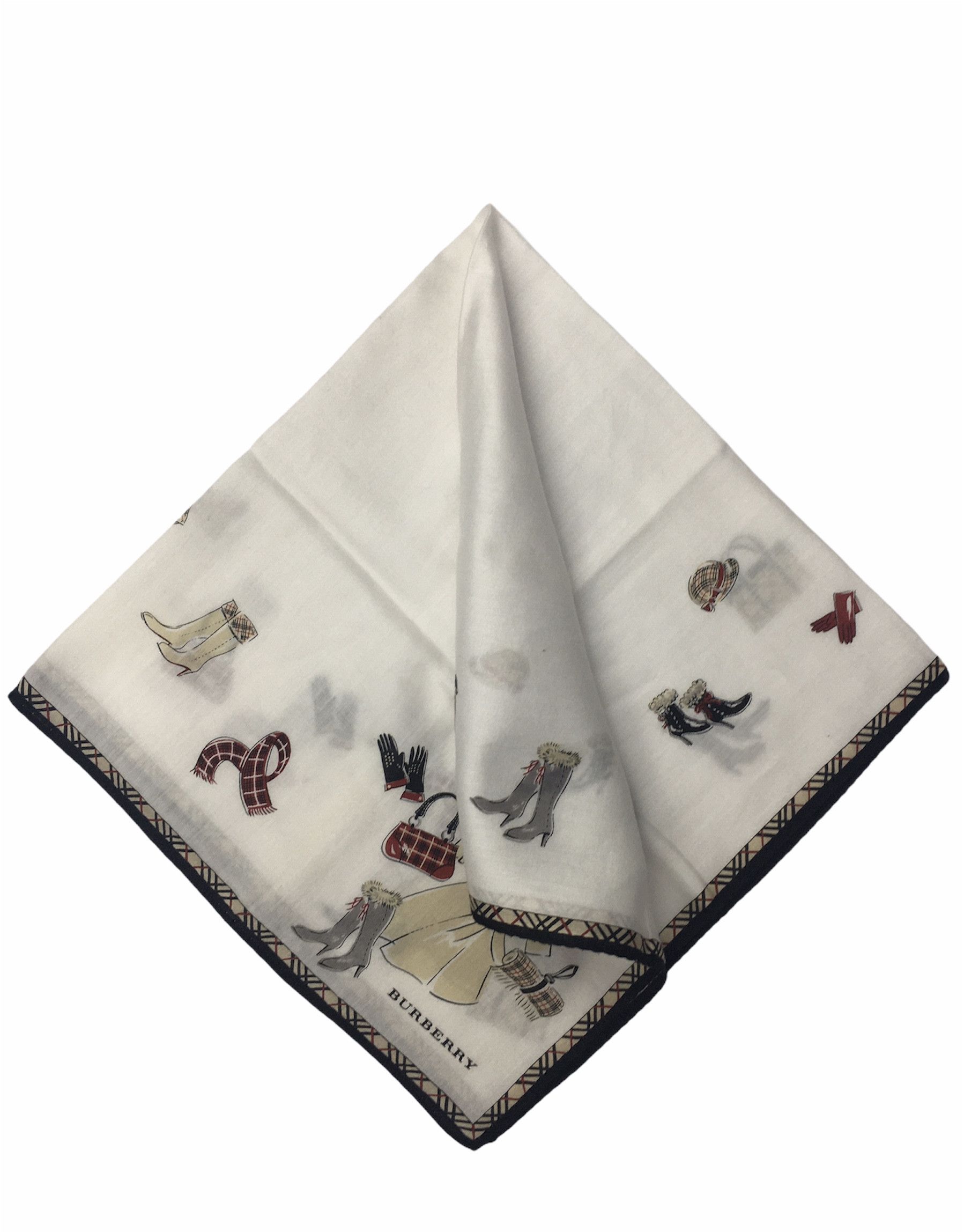 Burberry Burberrys Handkerchief / Bandana / Neckerchief - HKC0012 Size ONE SIZE - 1 Thumbnail