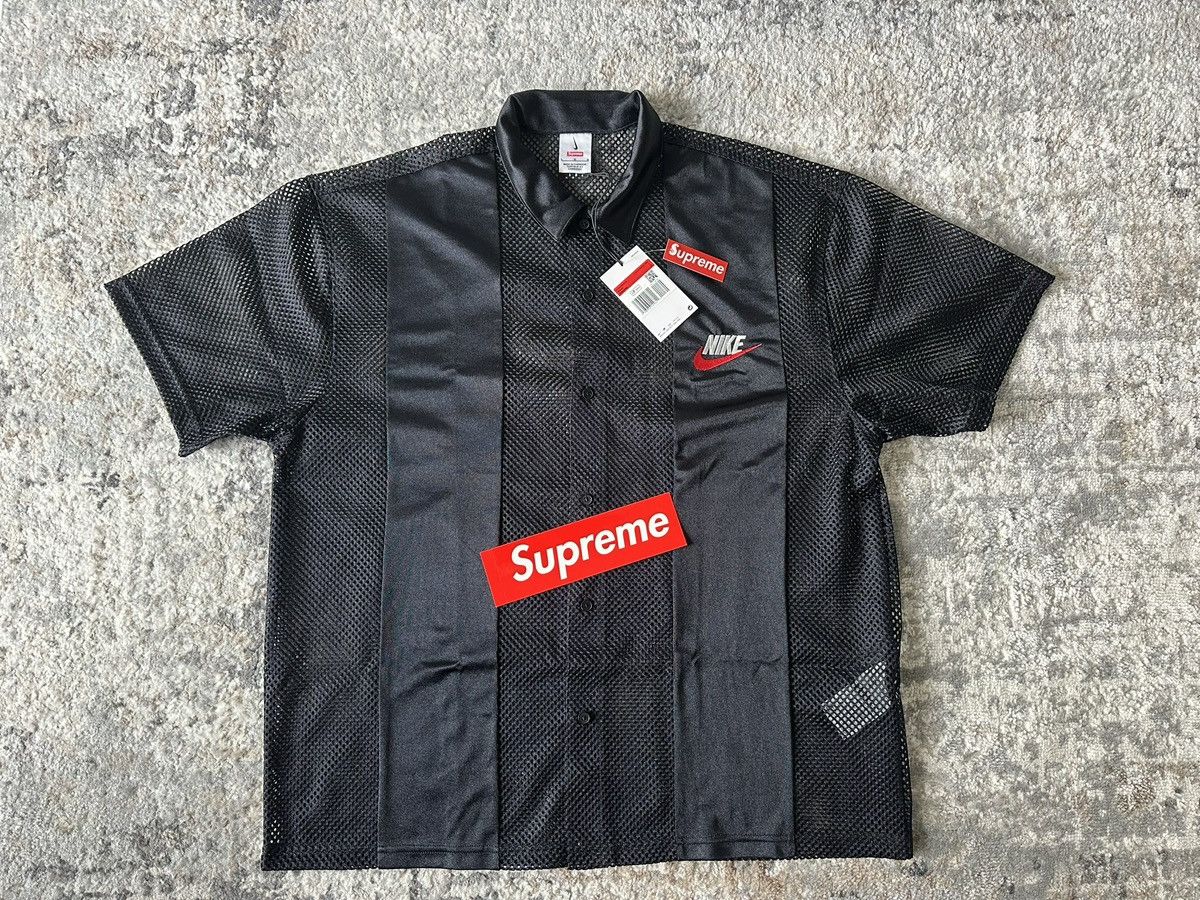 Nike × Supreme SUPREME x NIKE MESH S/S SHIRT SS24 Size US L / EU 52-54 / 3 - 1 Thumbnail