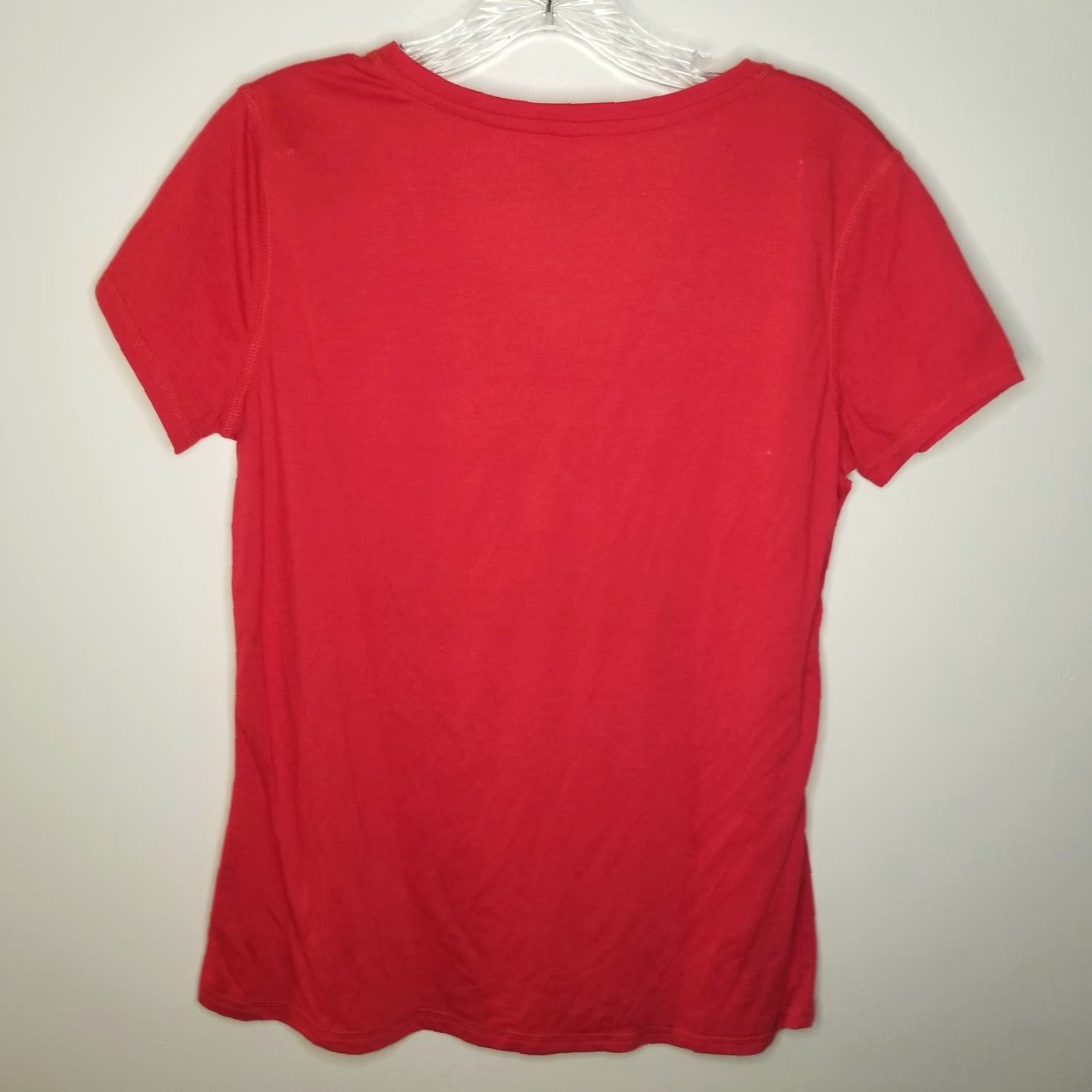 Vintage VOLTAGE Concepts Utah Utes V-Neck T-Shirt Women's L Red Utah Utes Logo 90s Concert? Size L / US 10 / IT 46 - 4 Thumbnail