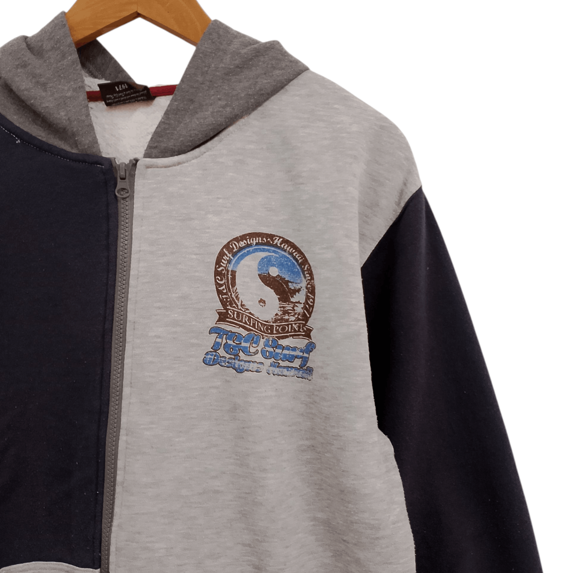 Japanese Brand Vintage T&C Surf Designs Hawaii Zip Hoodie Size US L / EU 52-54 / 3 - 4 Thumbnail