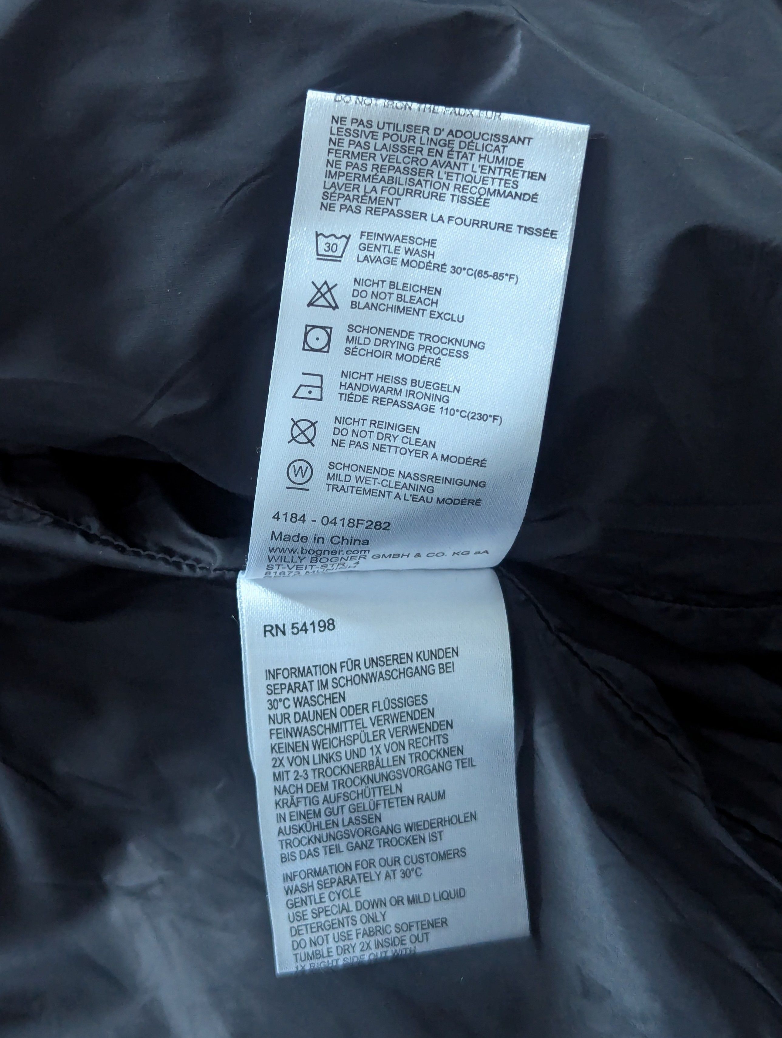 Bogner Bogner Fire+Ice Down Parka Mens Jacket Size M Black Size US M / EU 48-50 / 2 - 18 Thumbnail