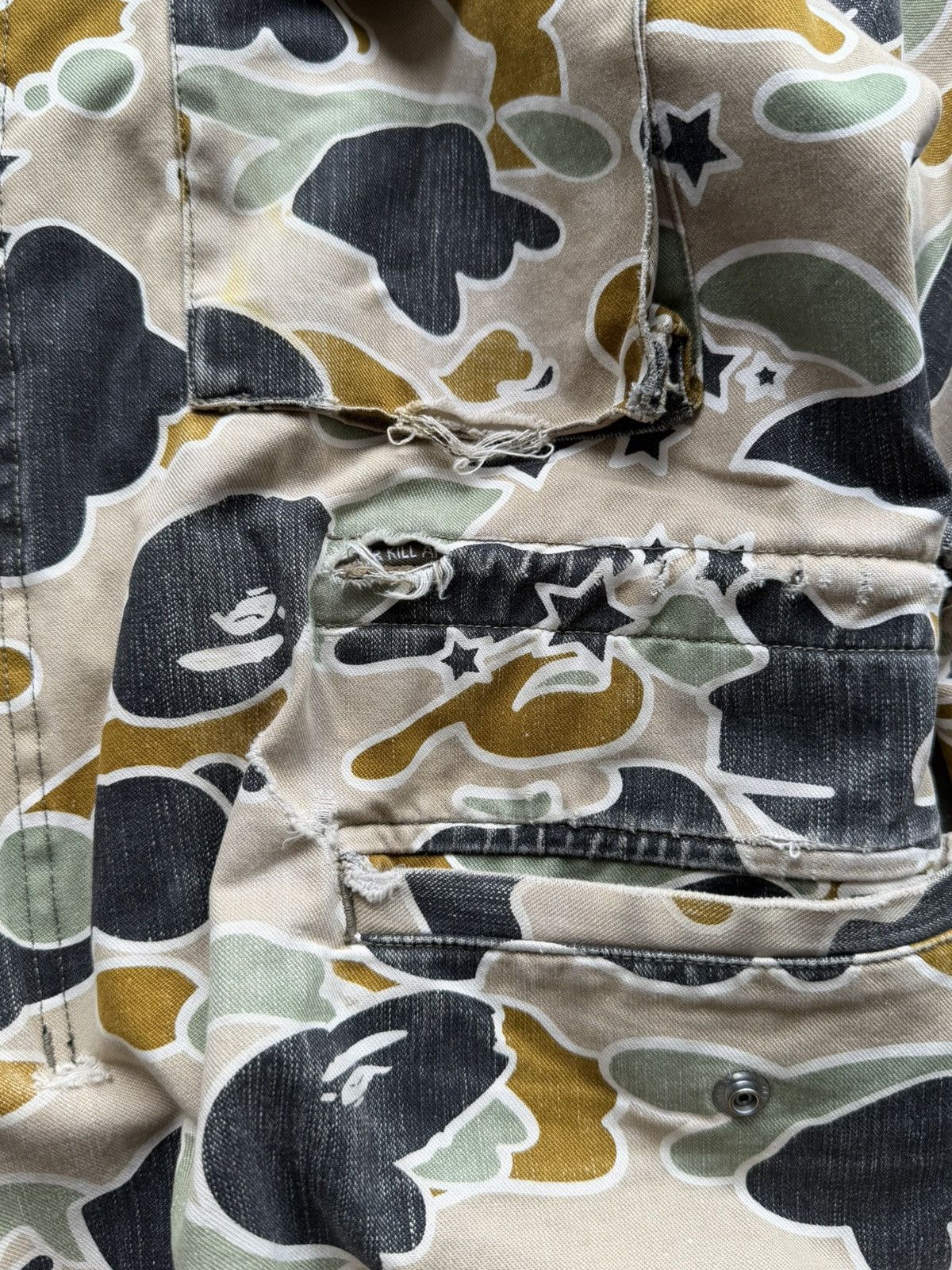 Bape Vintage 90s-00s Bape M65 style 1st camo military jacket Size US M / EU 48-50 / 2 - 9 Thumbnail