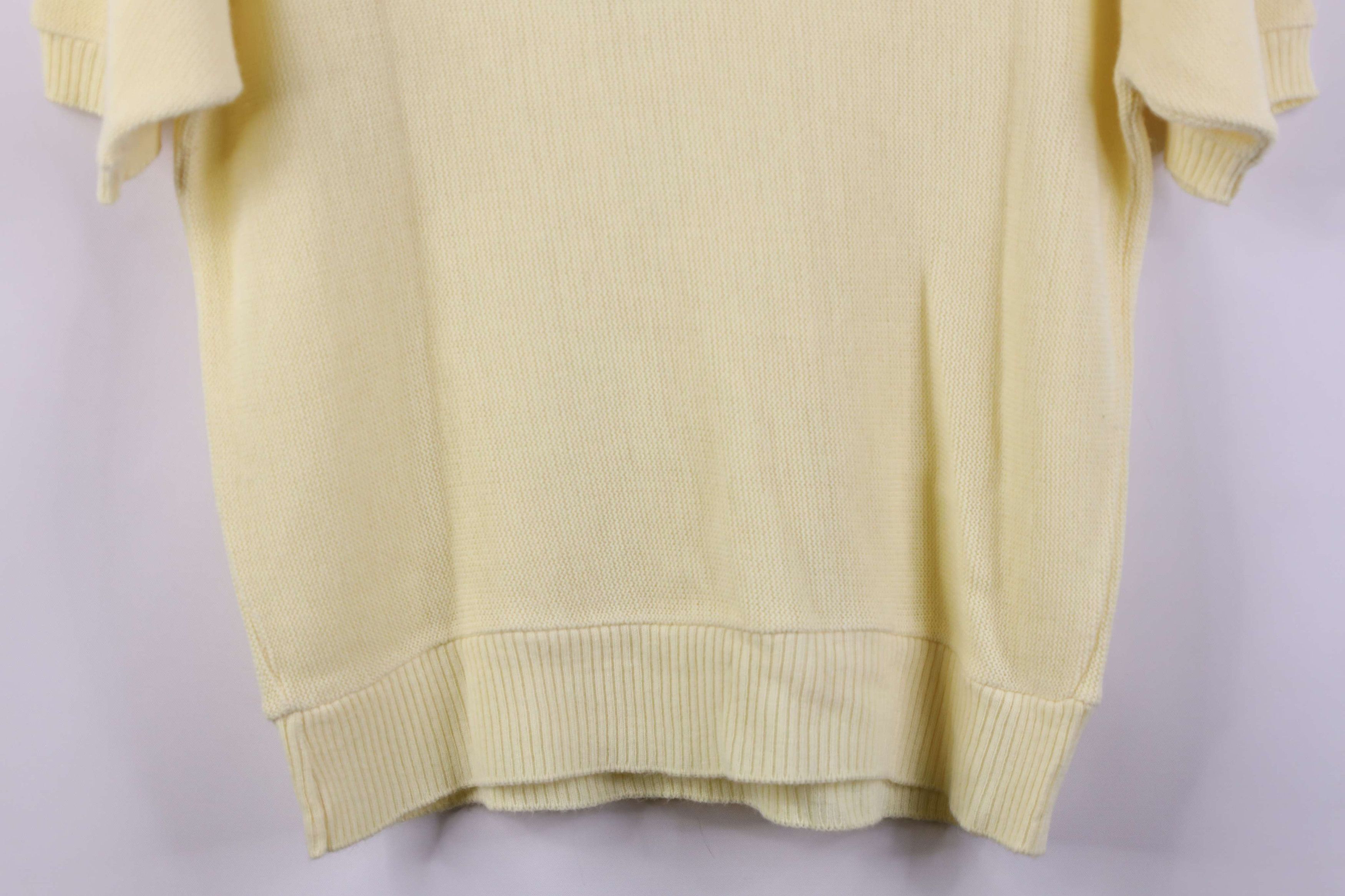 Vintage Vintage 60s 70s Streetwear Short Sleeve Polo Shirt Yellow Size US M / EU 48-50 / 2 - 11 Thumbnail