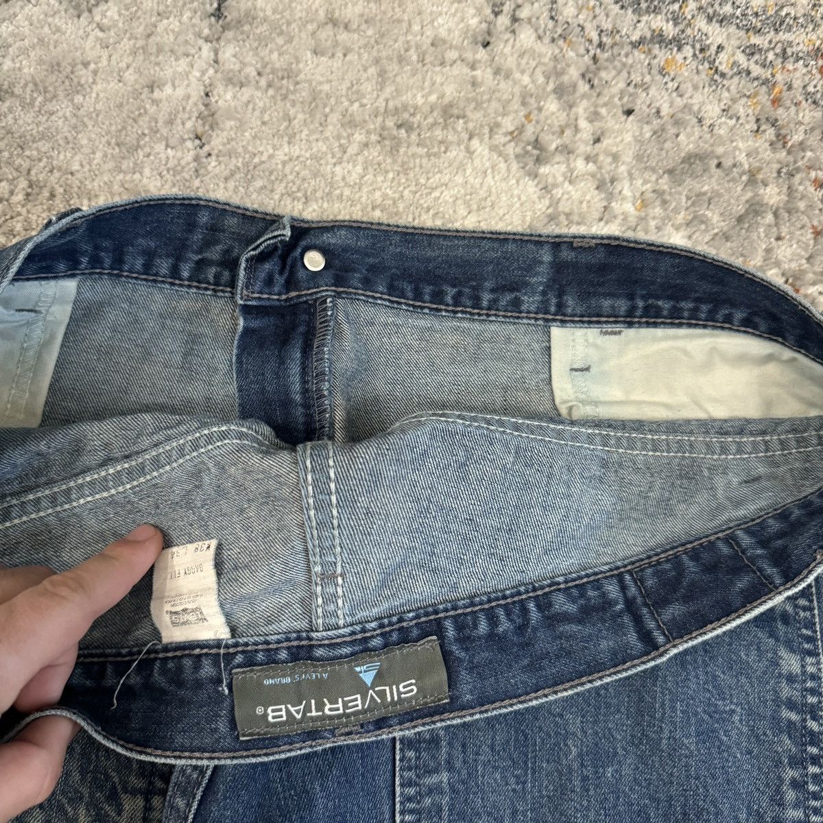 JNCO × Levi's × Vintage Vintage y2k Levi’s silvertab baggy JNCO style jeans Size US 38 / EU 54 - 5 Thumbnail
