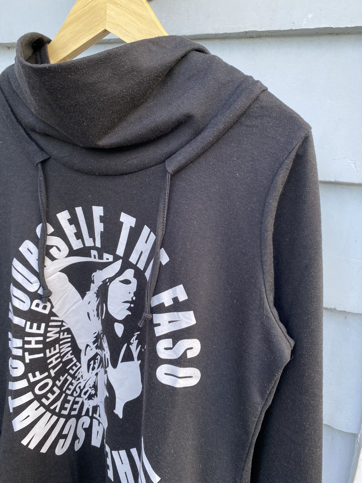 Japanese Brand Unknown Japanese Hoodie Women Graphic Poem Style Size L / US 10 / IT 46 - 4 Thumbnail