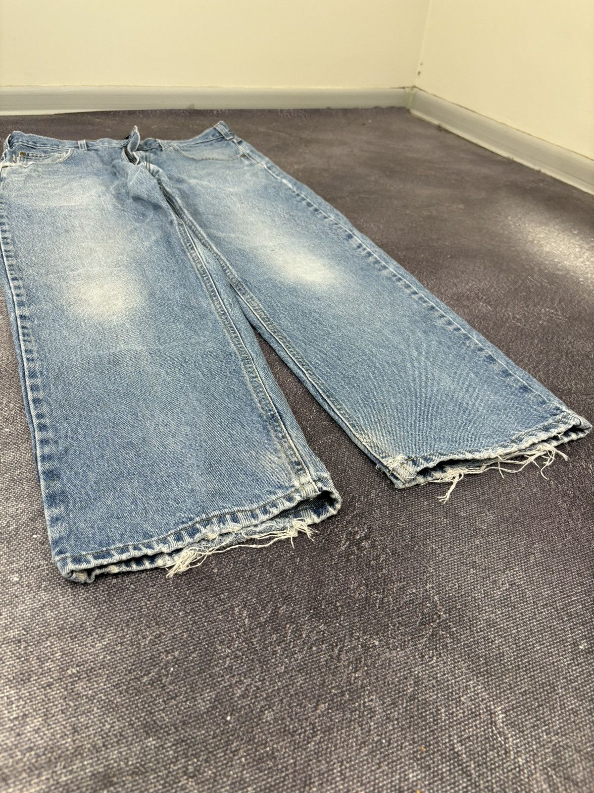 Carhartt Vintage 90s Carhartt USA Faded Washed Baggy Jeans Size US 36 / EU 52 - 4 Thumbnail