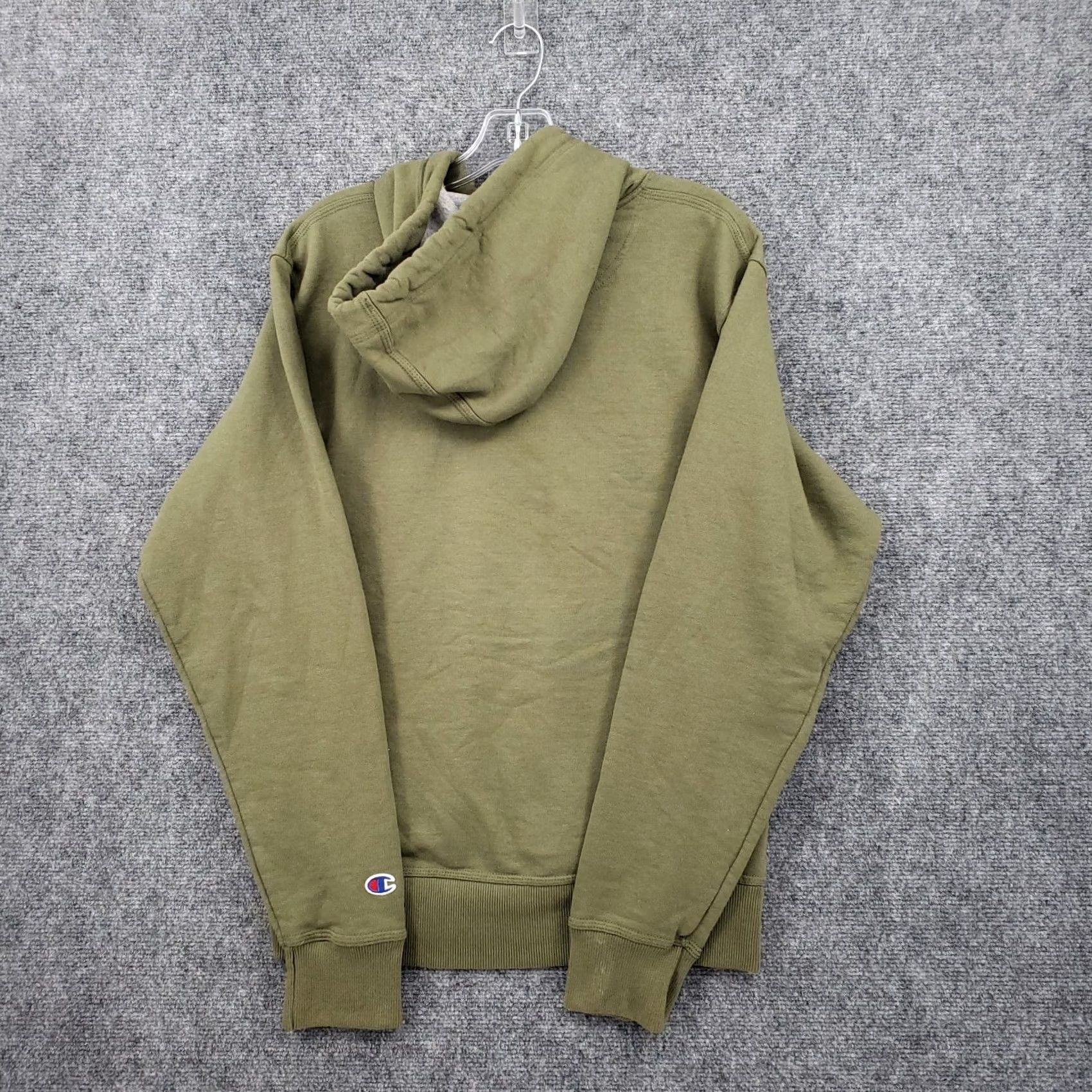 Champion Champion Hoodie Mens S Small Green Pullover Camo Script Logo Hooded Athleticwear Size US S / EU 44-46 / 1 - 2 Thumbnail