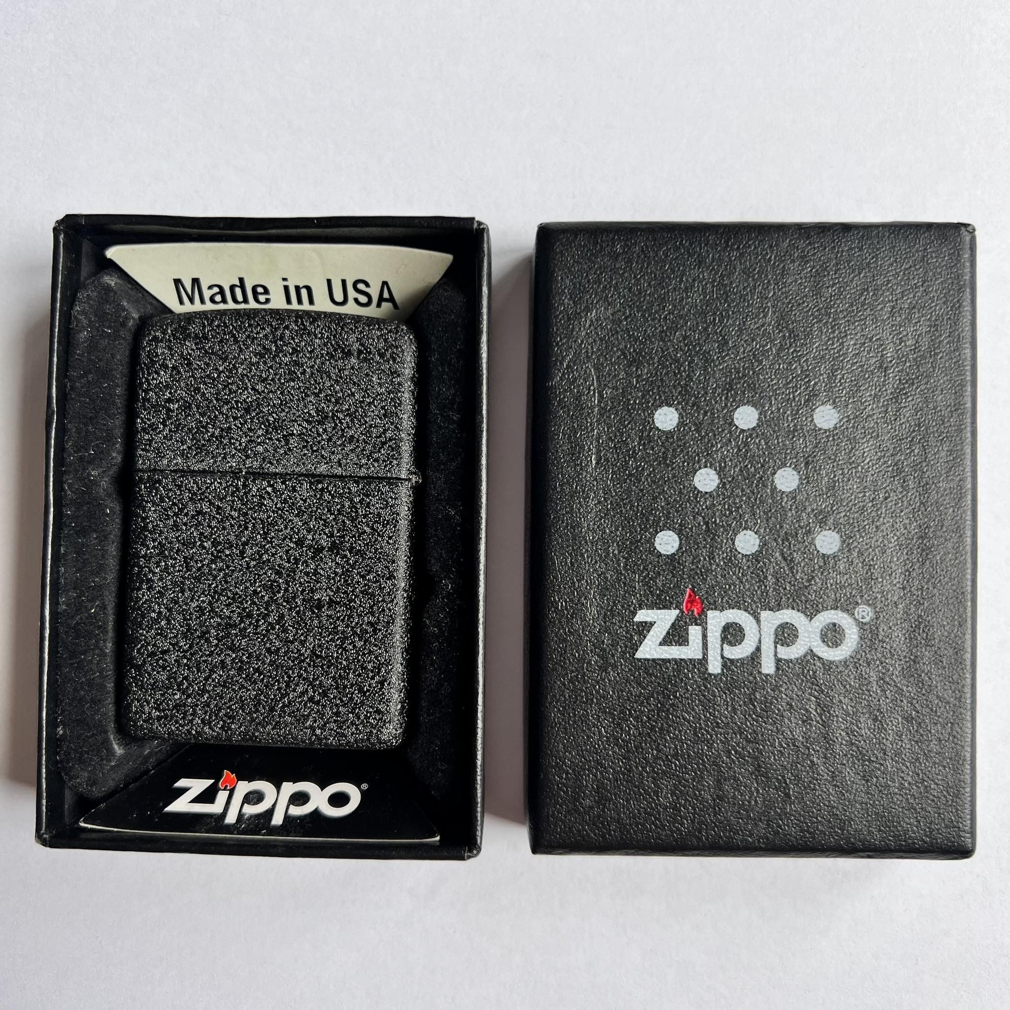 Vintage Zippo USA Men's Pocket Black Lighter in Original Box Size ONE SIZE - 3 Thumbnail