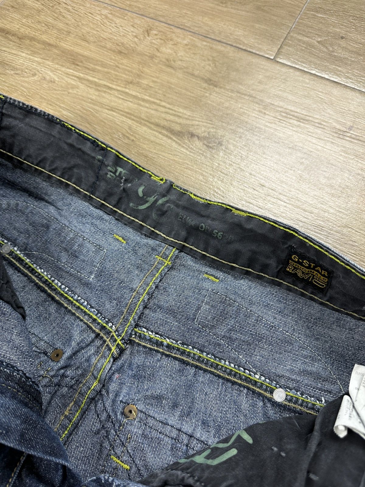G-Star × Vintage Vintage Y2K G-Star Raw 96 Elwood 5620 Embroidery Logo Pants Size US 28 / EU 44 - 20 Thumbnail